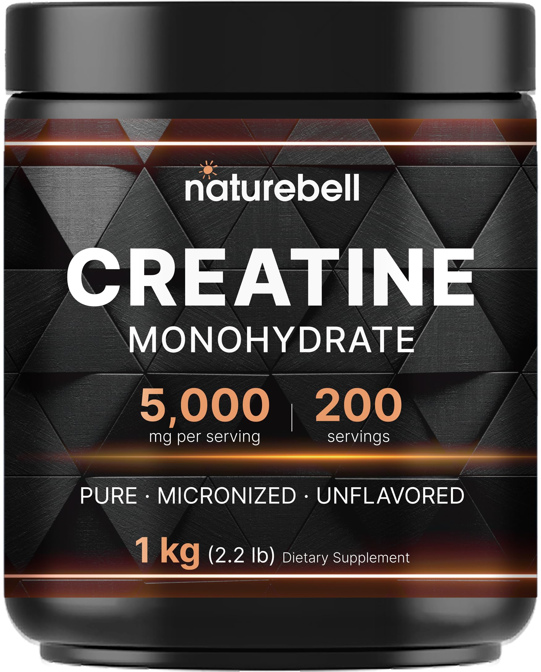 NatureBell Creatine Monohydrate Powder 2.2 lb