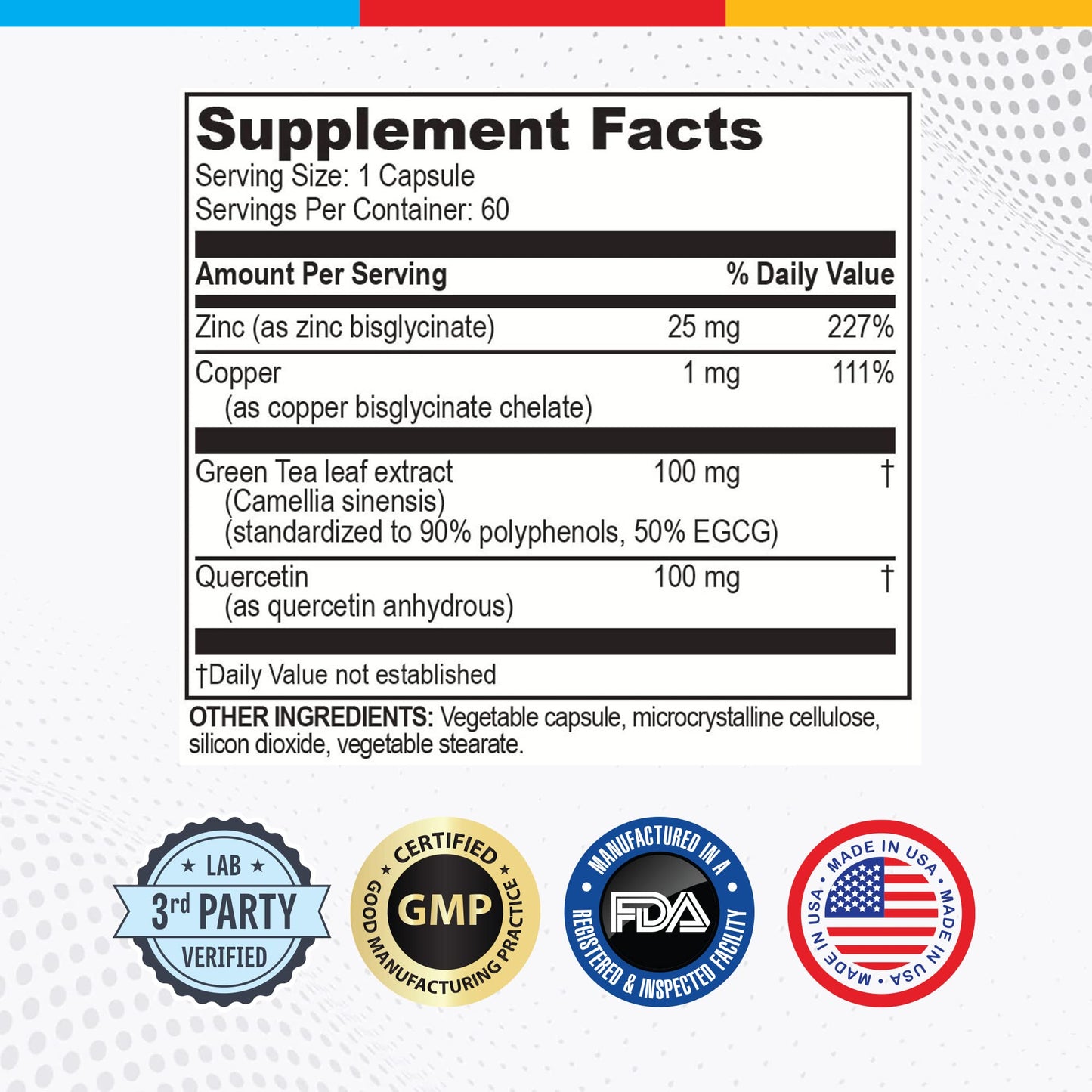 Brain Bean Brain Basics Opti Zinc Plus 60 Capsules