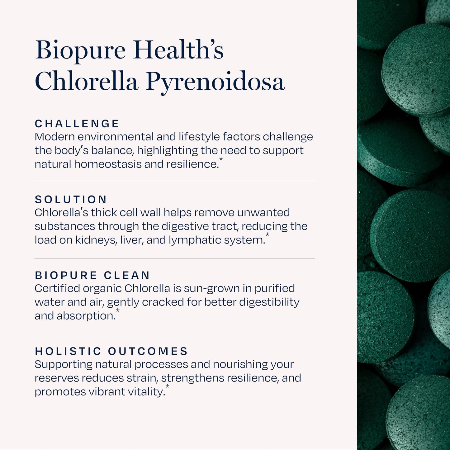 BioPure Chlorella Pyrenoidosa Tablets 400