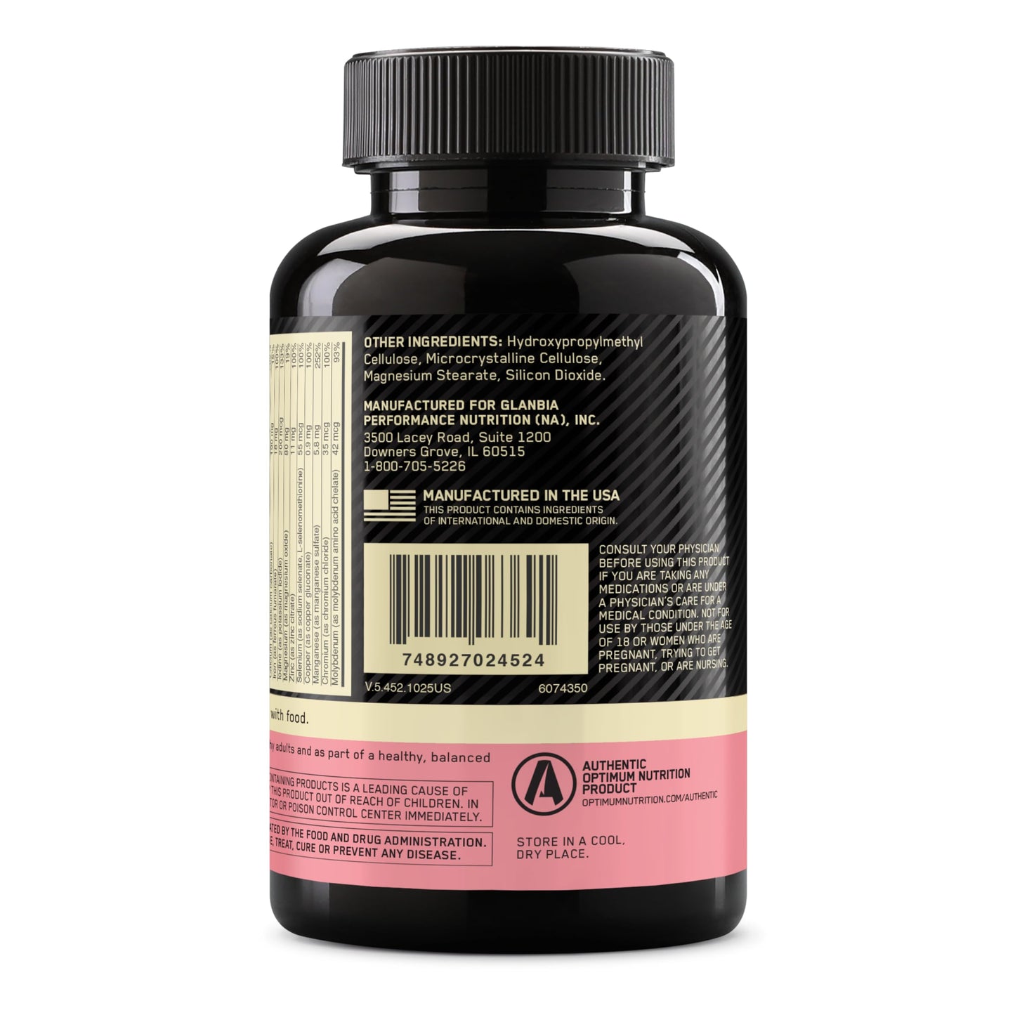 Optimum Nutrition Opti-Women Daily Multivitamin for Women Capsule 120 Count