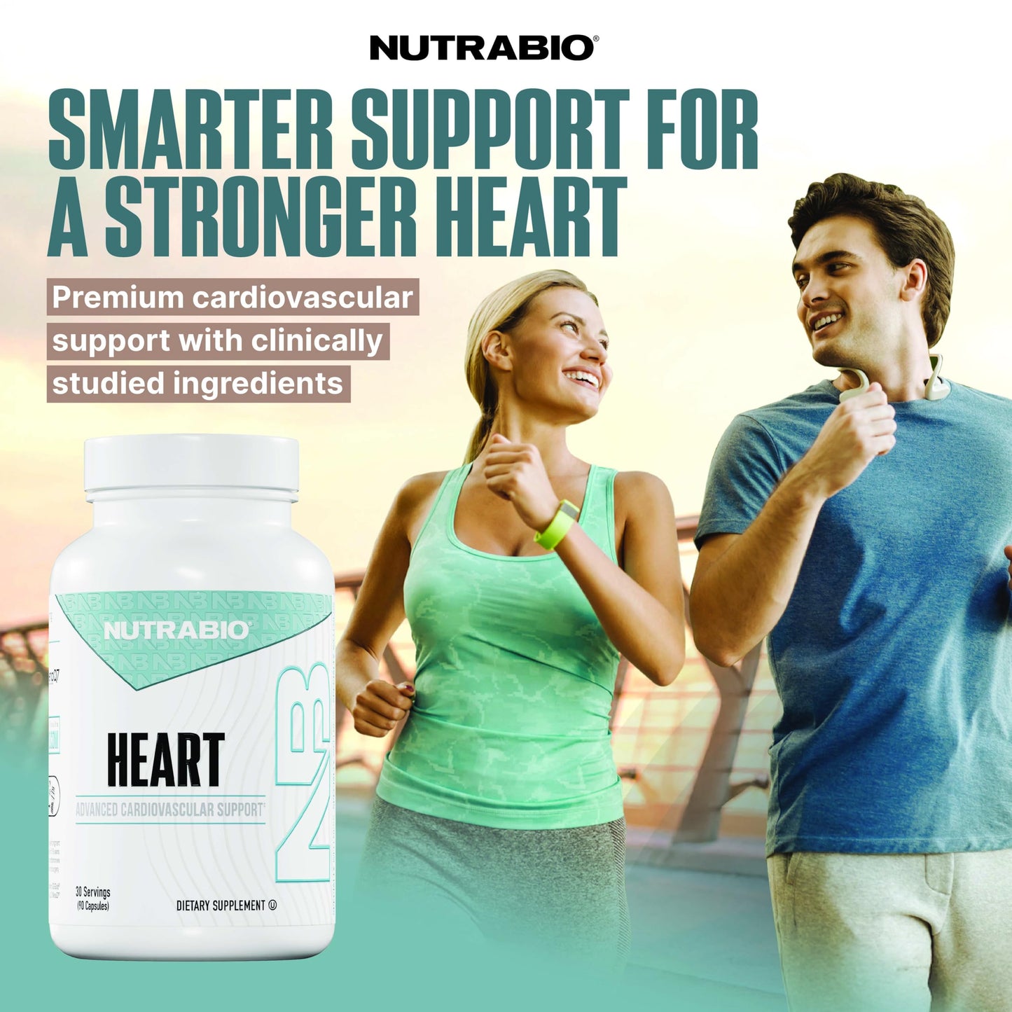 NutraBio Heart 90 Capsules