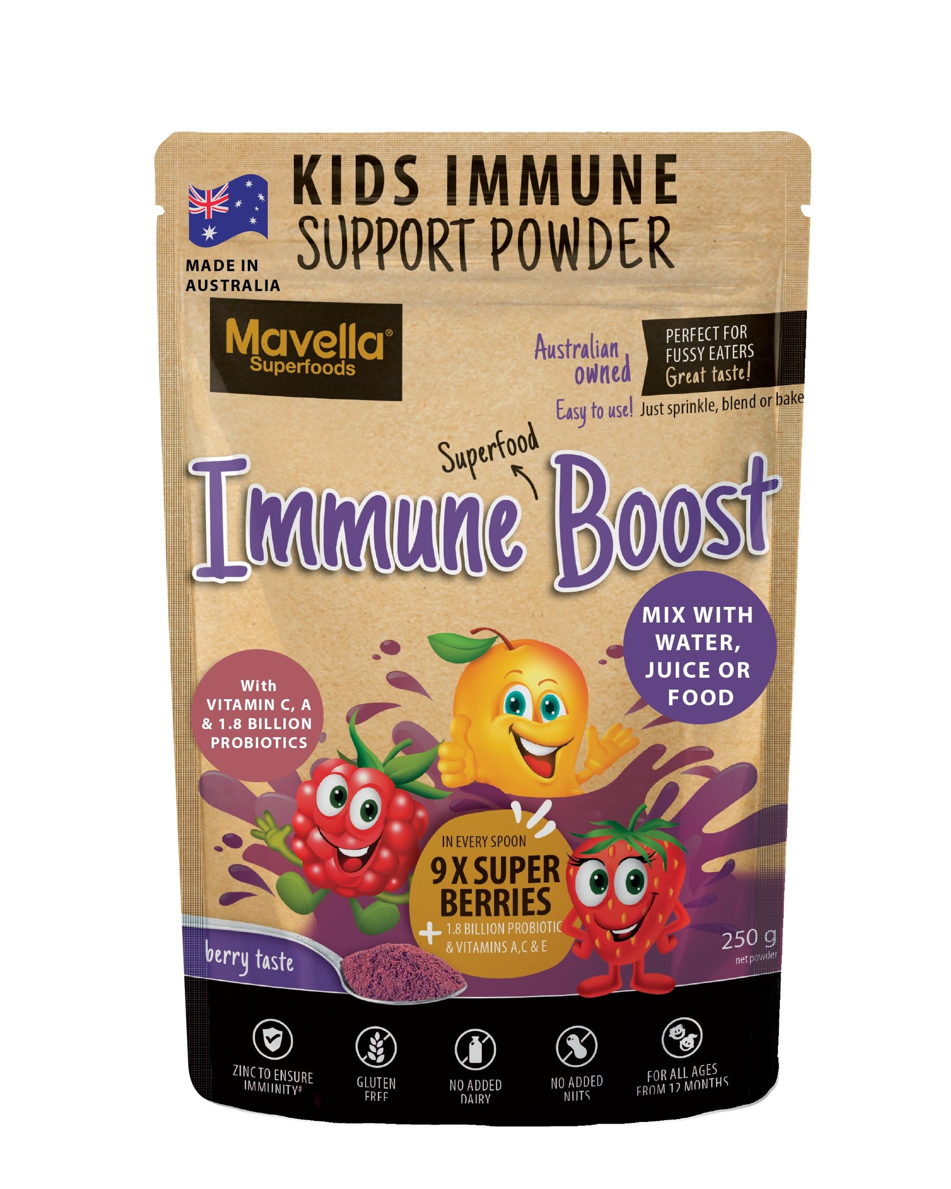 Mavella Kids Immune Support Powder, 8.82 oz
