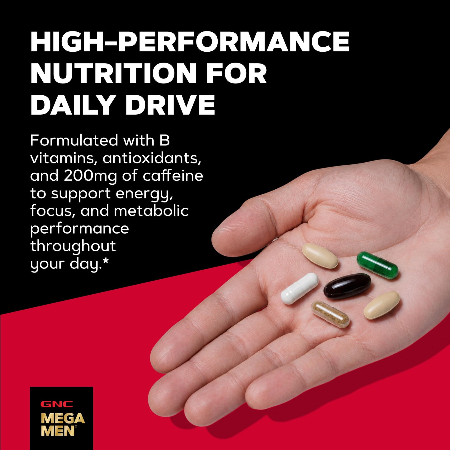 GNC Mega Men Energy and Metabolism Vitapak Program for Men Tablet, 30 Daily Packs