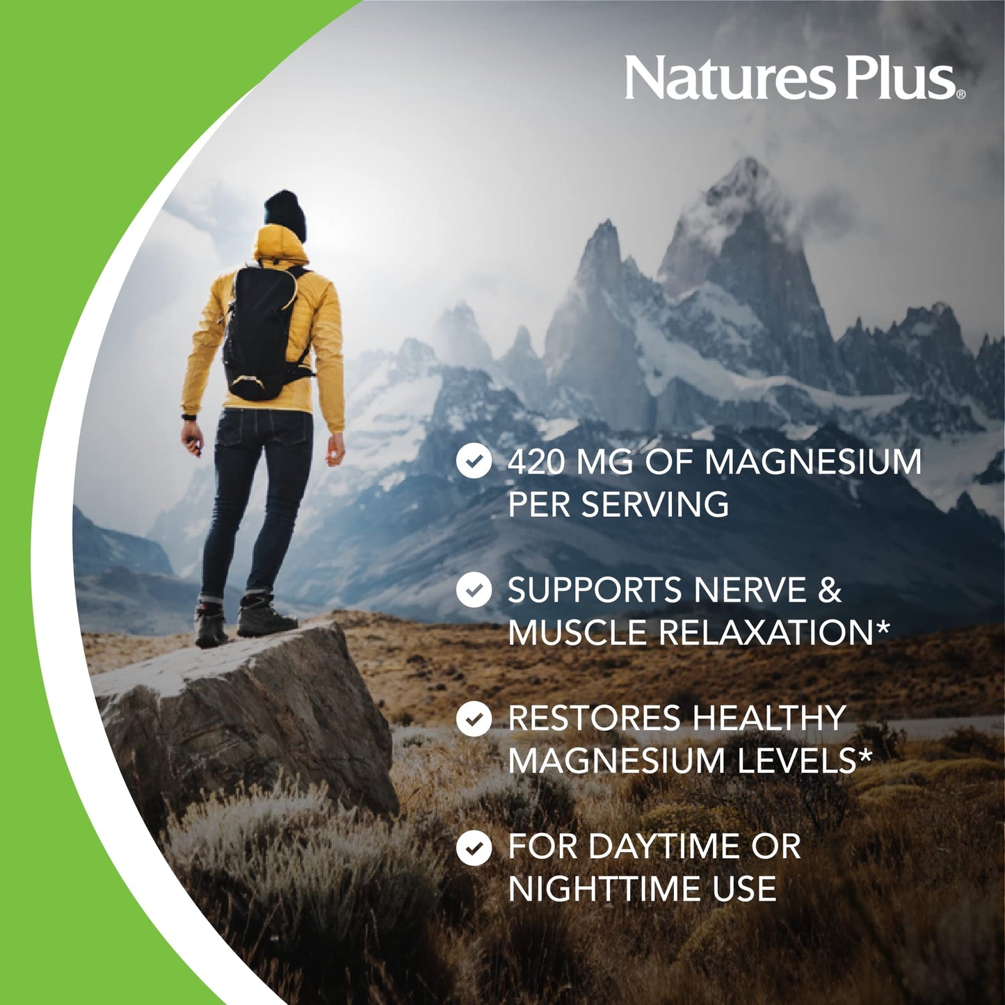 Nature's Plus KalmAssure Magnesium Powder, 1 Count