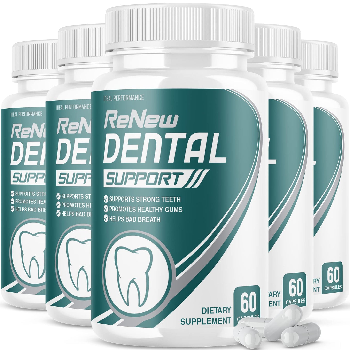 IDEAL PERFORMANCE Renew Dental Support Pills Cleanser 300 Capsules
