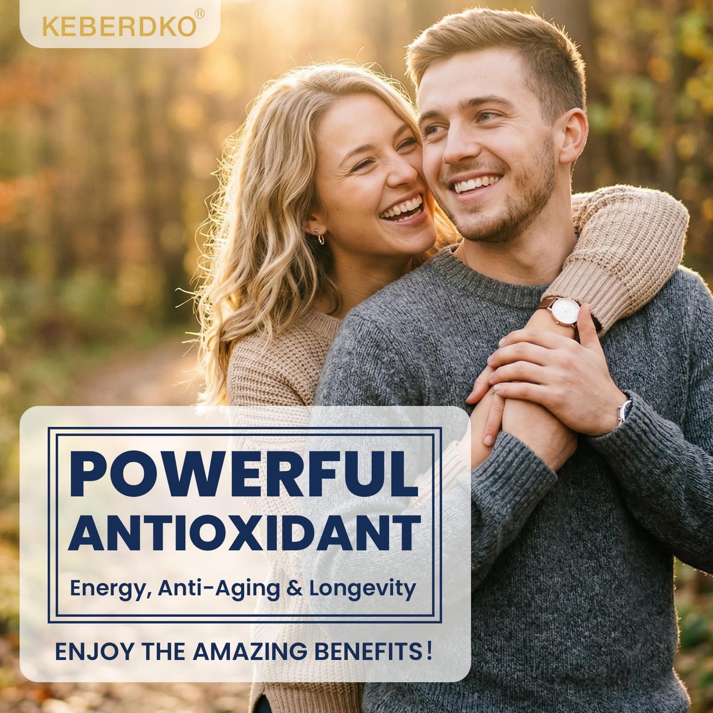 Keberdko NMN Complex 1150mg Per Serving NMN 500mg + Trans-Resveratrol 600mg 60 Capsules