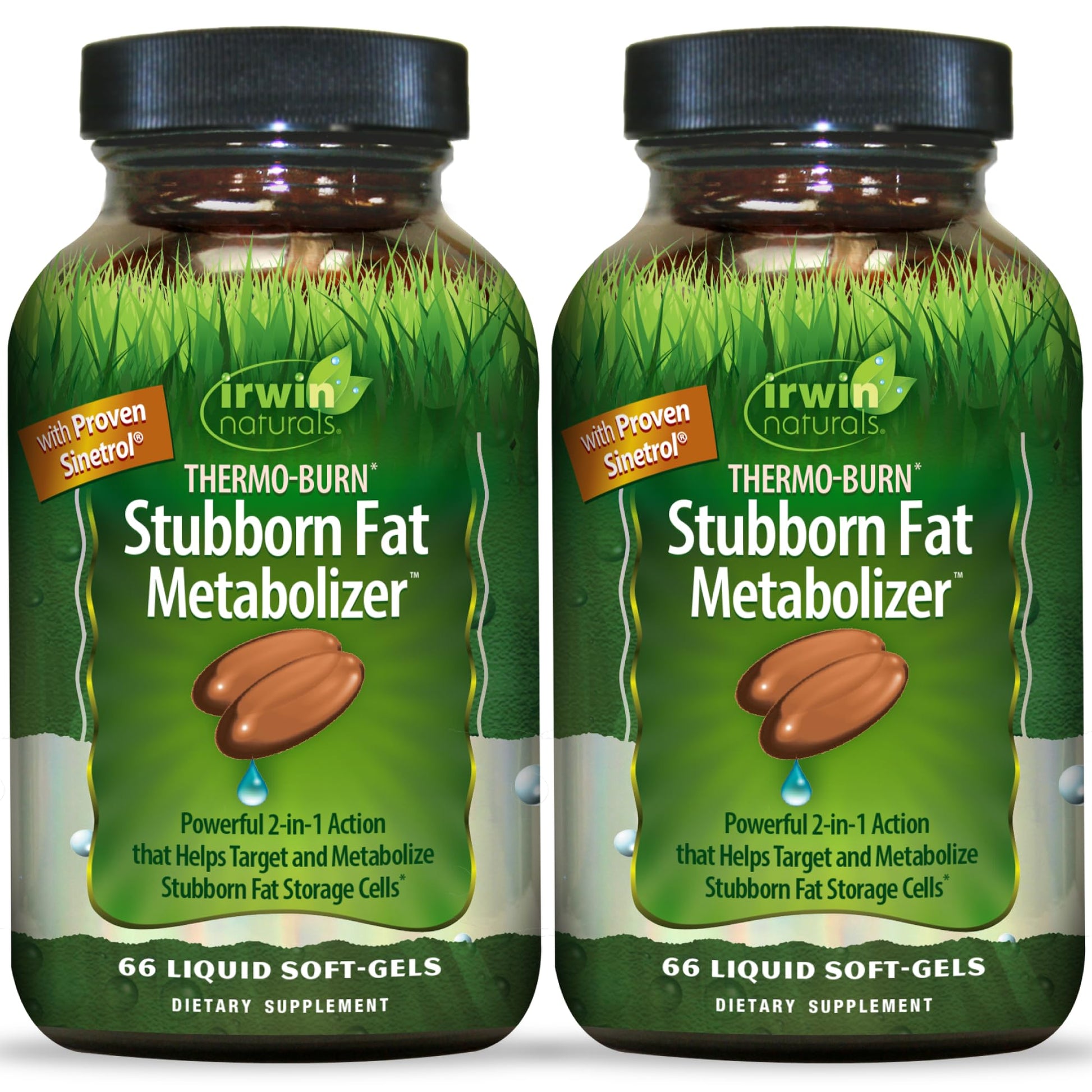 Irwin Naturals Thermo-Burn Stubborn Fat Metabolizer Softgels 2 Pack