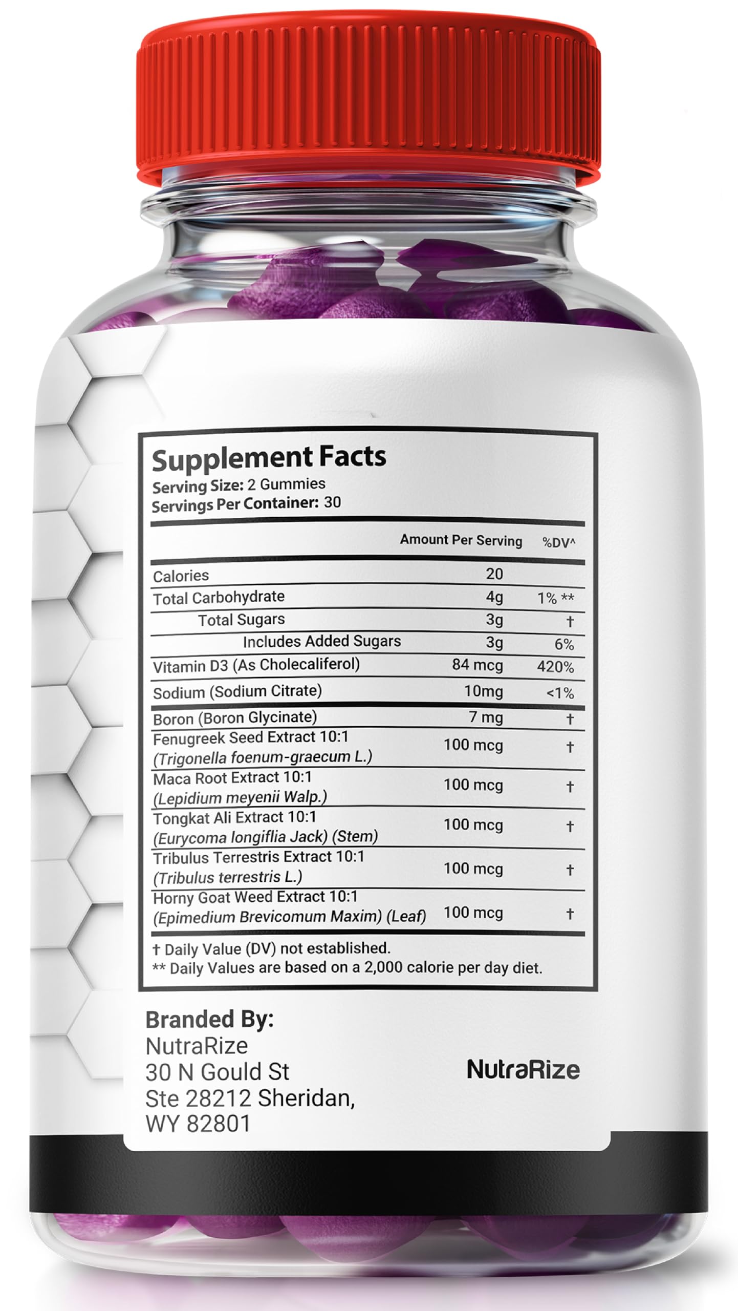 NutraRize Alpha Surge for Men Gummies 300 Gummies