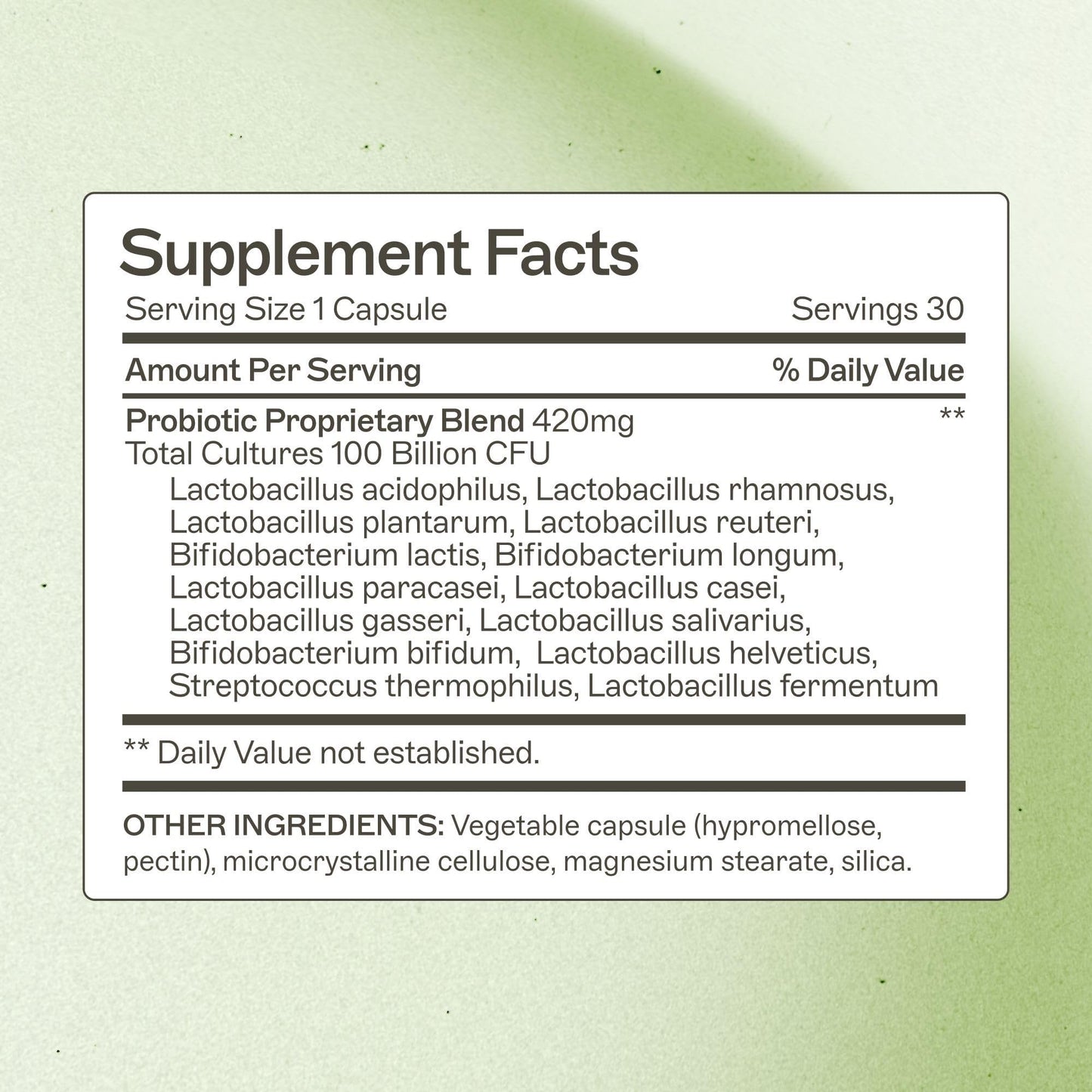 Amy Myers MD Probiotic Capsules 100 Billion - Maximum Strength Daily Probiotic - Gastrointestinal Health Supplement - Digestion & Immune Support, 30 Count