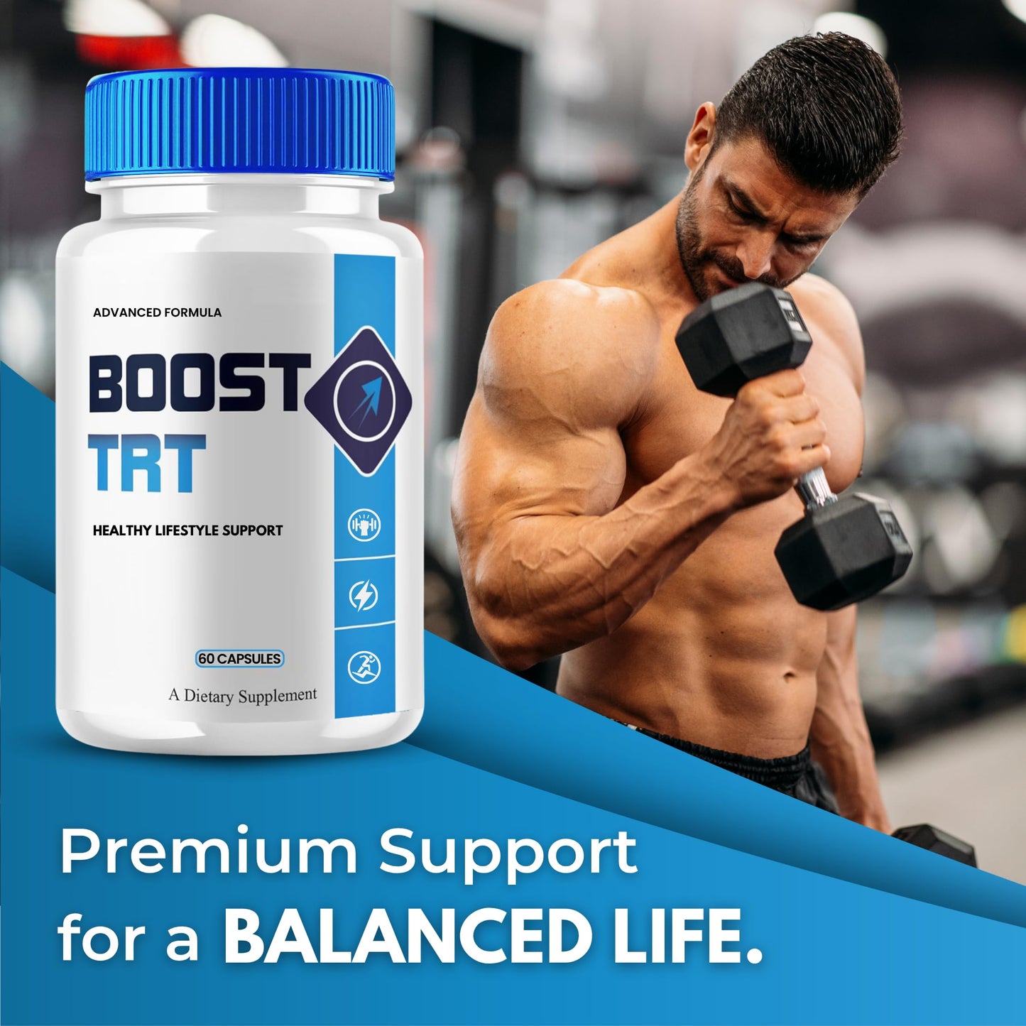 VegHerbs Boost TRT Advanced Pills Capsule, 60 Capsules (Pack of 5)