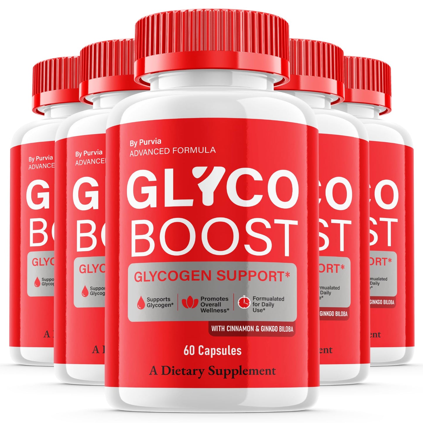 Purvia GlycoBoost Capsules, 300 Capsules