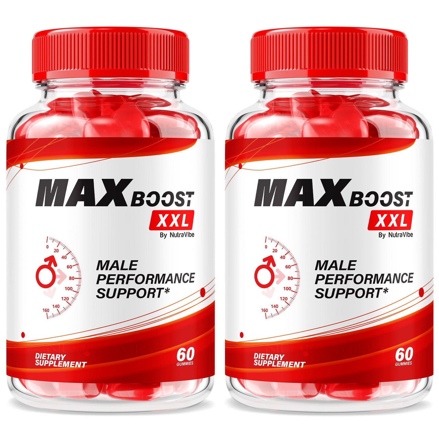 NutraVibe Max Boost XXL Gummies 120 Gummies