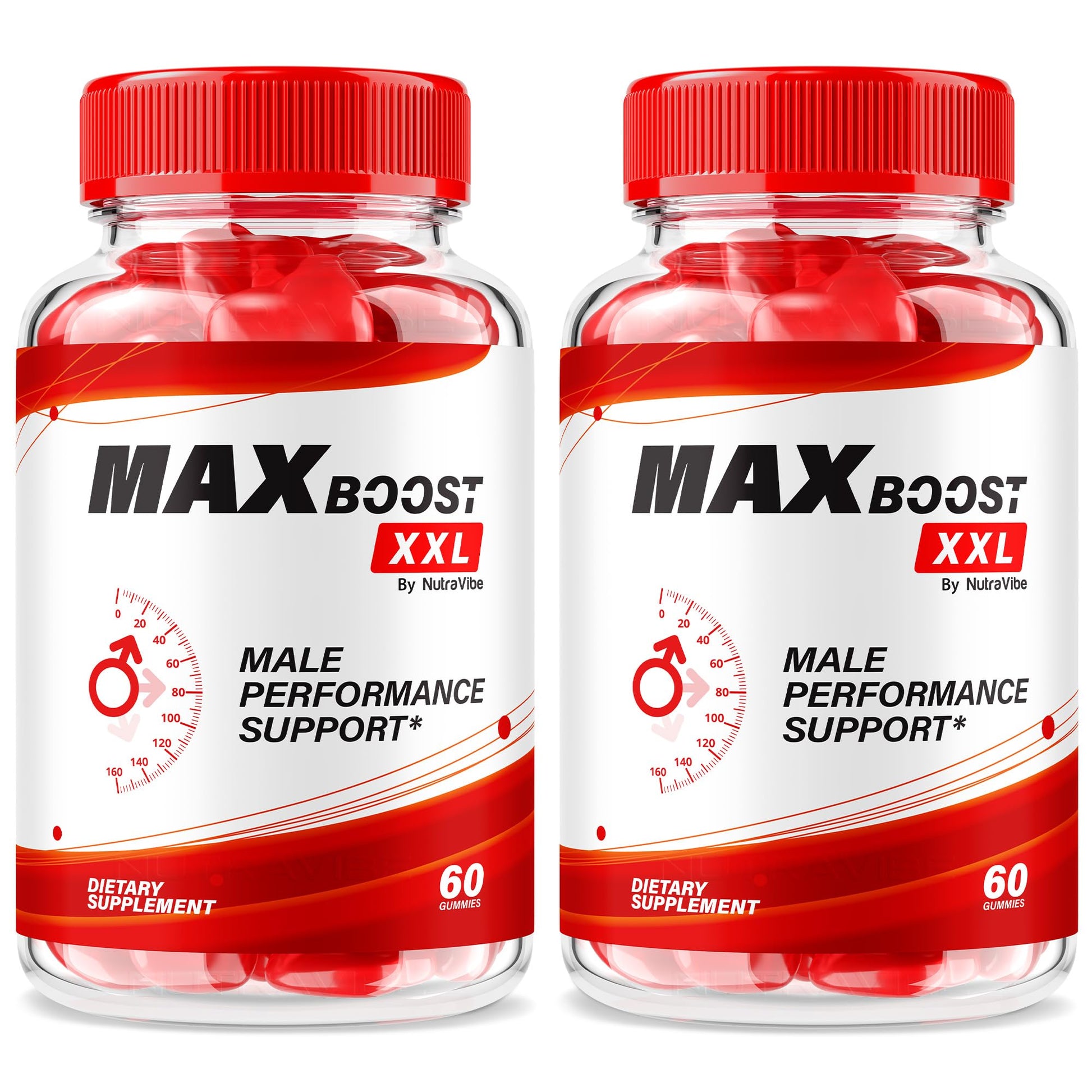 NutraVibe Max Boost XXL Gummies 120 Gummies