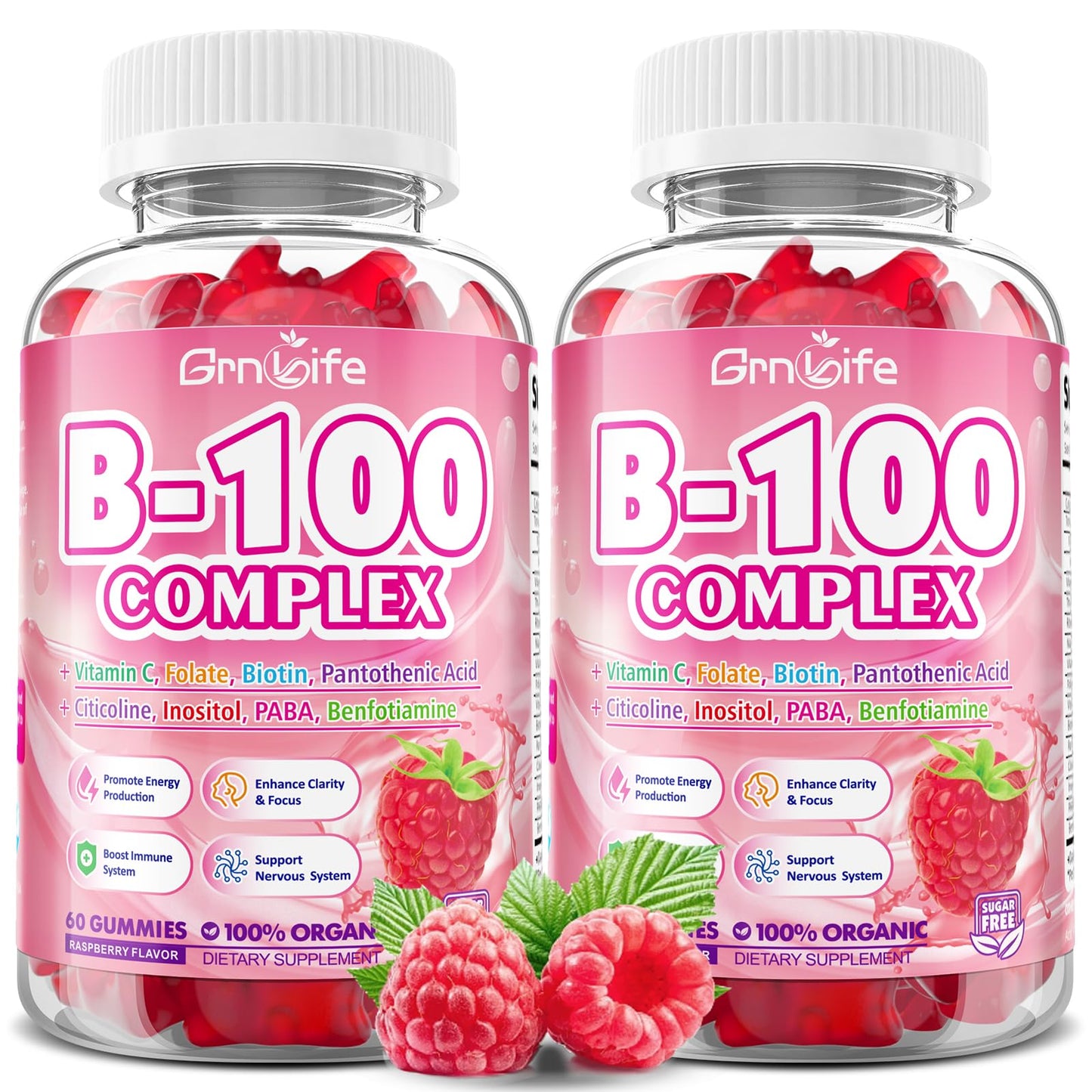 GrnLife Vitamin B Complex Gummies, 120 Count