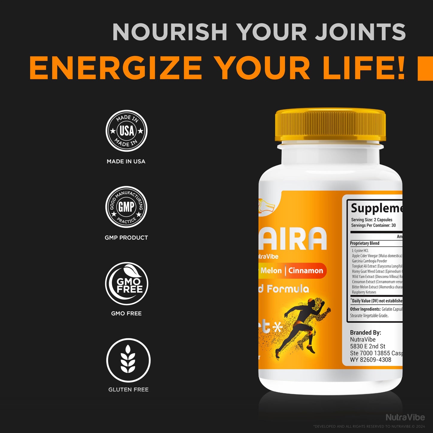 NutraVibe Feilaira Capsules, 60 Count