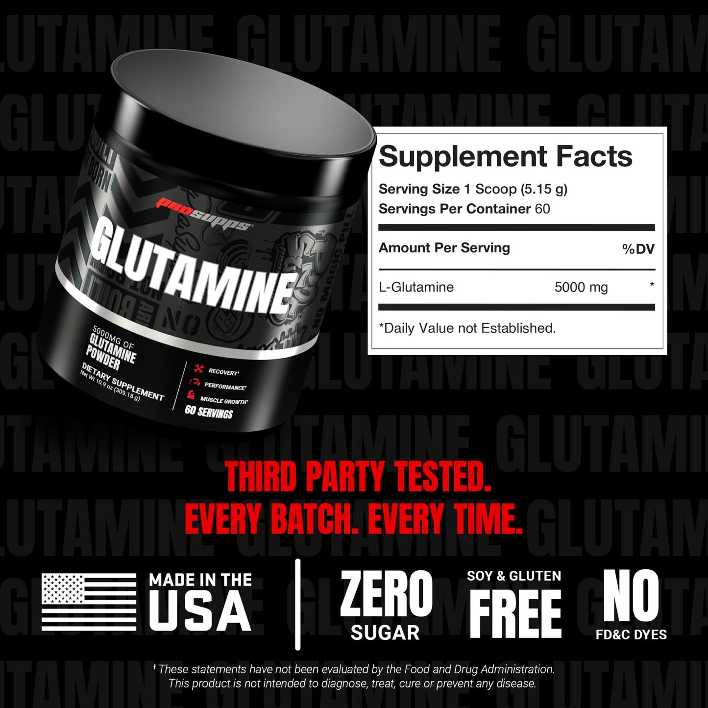 ProSupps Glutamine Powder 10.58 oz, 60 Servings