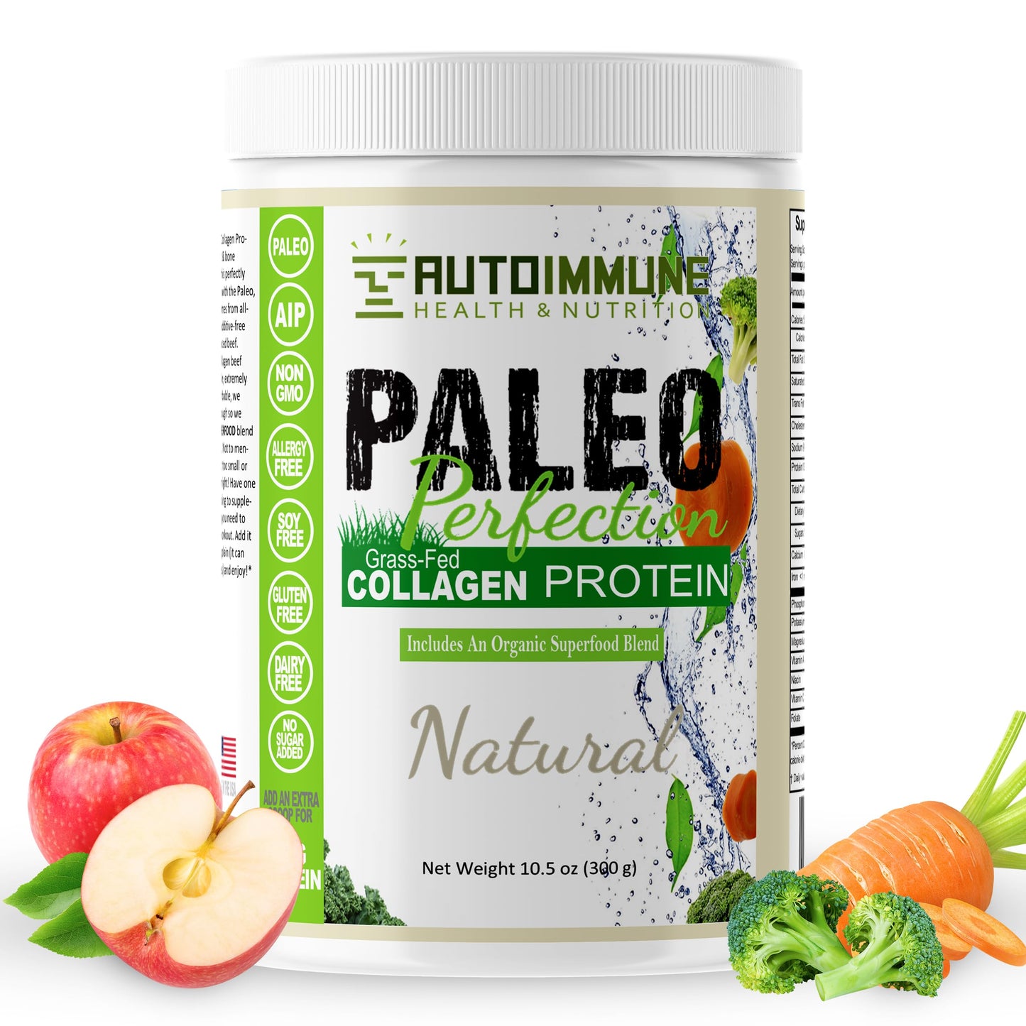 Autoimmune Health & Nutrition Beef Collagen Protein Powder 10.5 oz