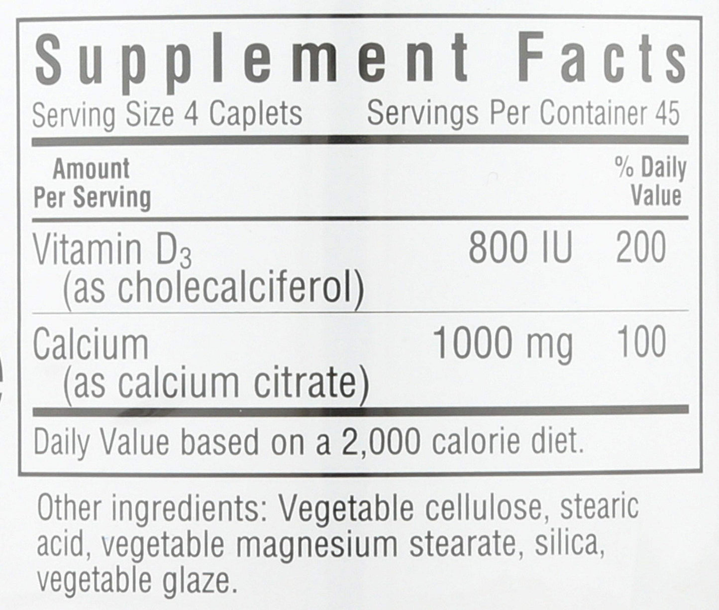 BlueBonnet Calcium Citrate Vitamin D3, 180 Capsules