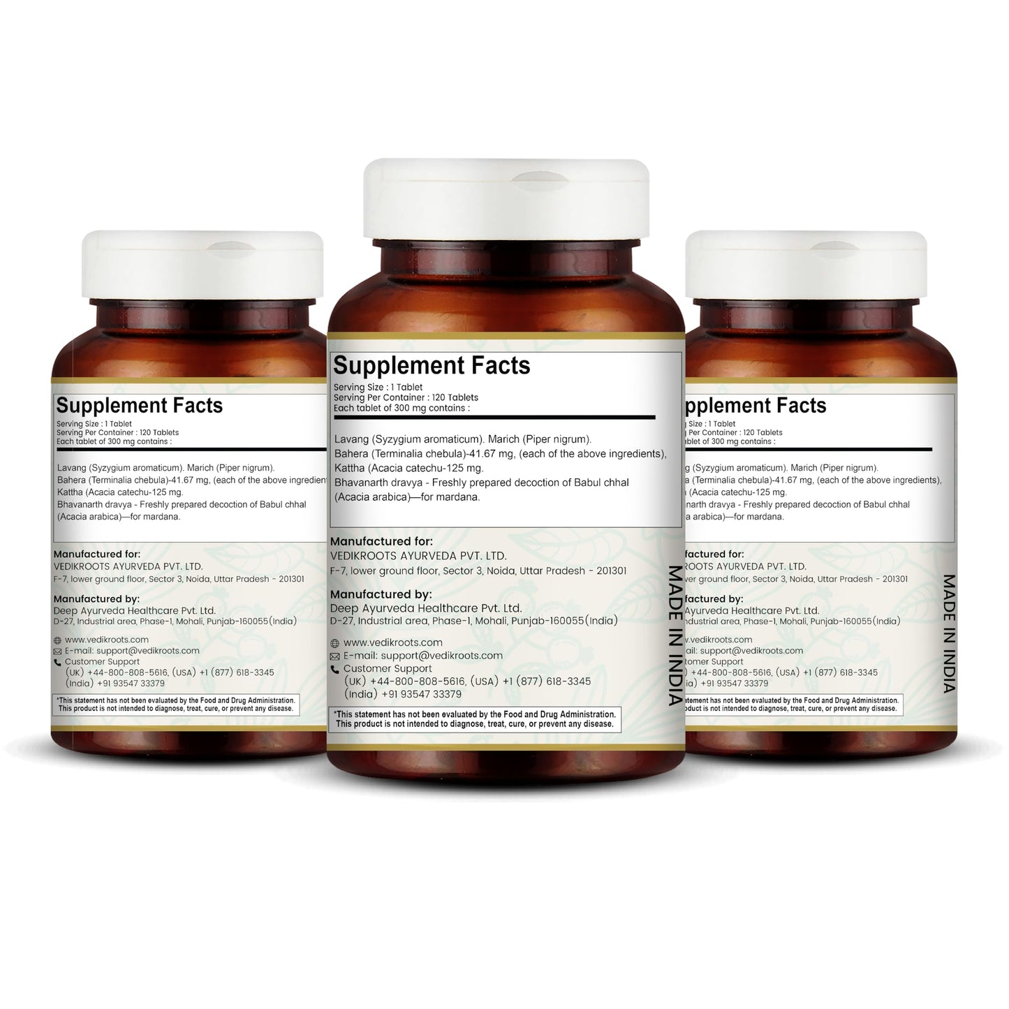 VEDIKROOTS Lavangadi Vati Capsule 360 Capsules