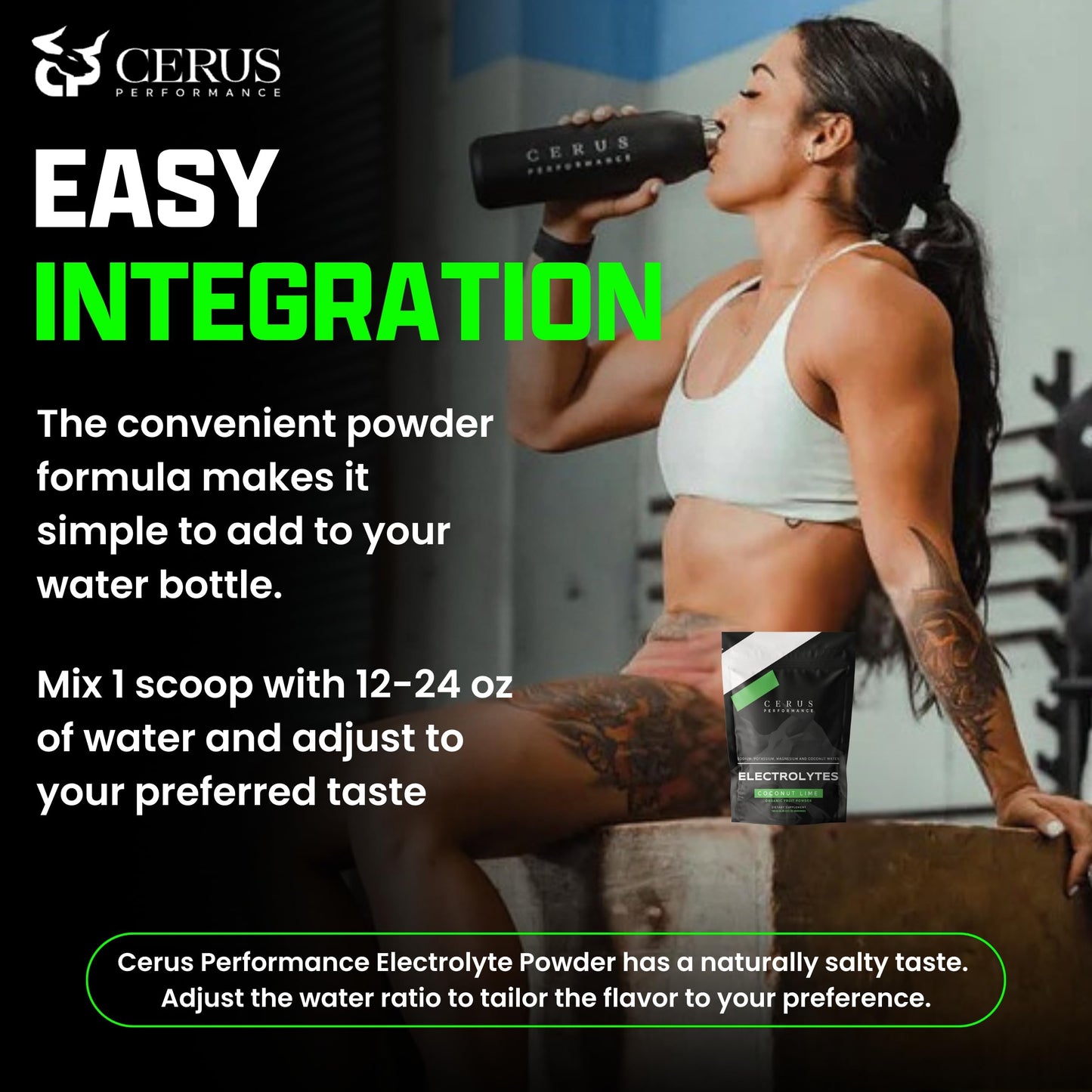 Cerus Performance Electrolyte Powder 6.56 Ounce