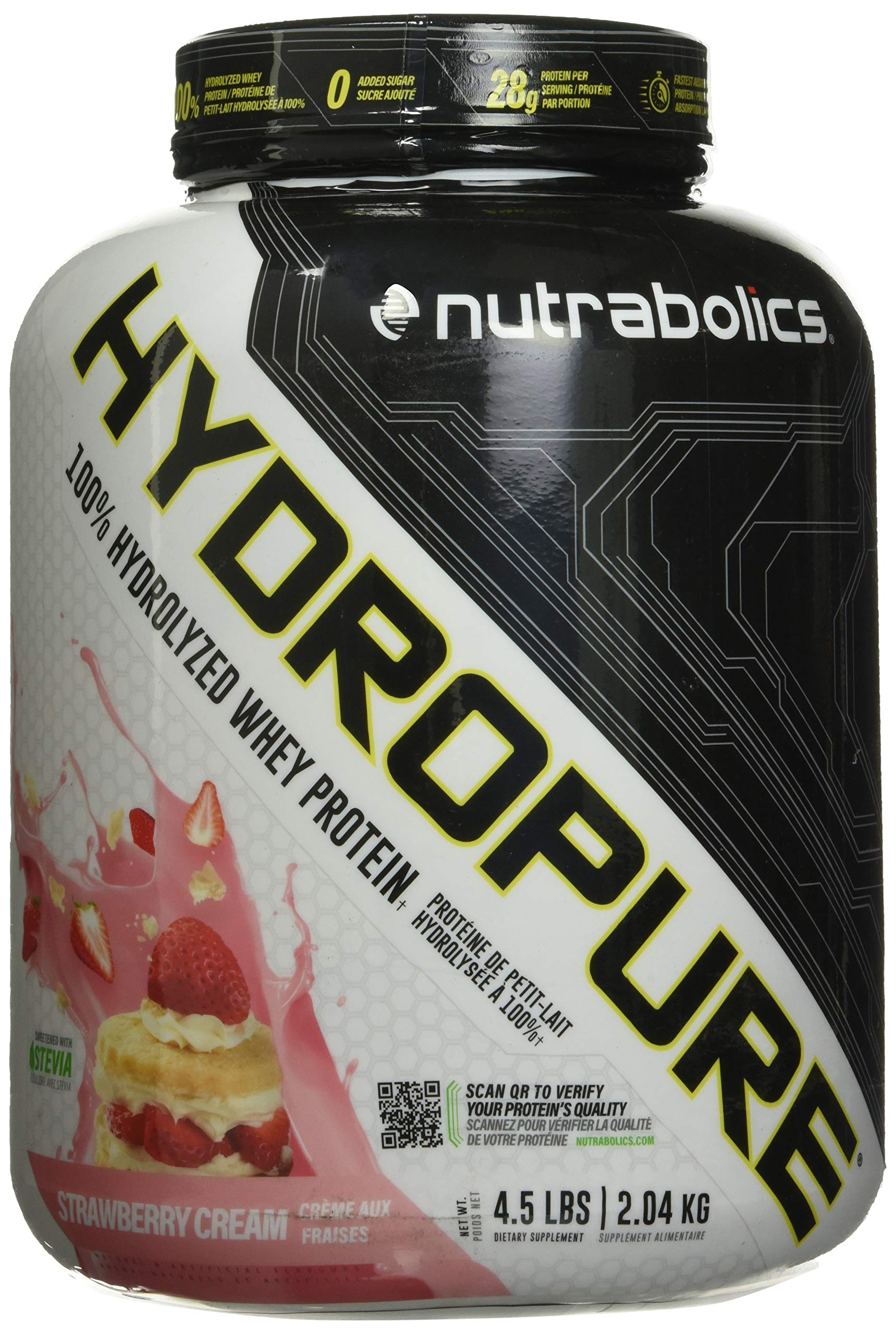 Nutrabolics Hydropure Whey Protein Powder 72 Servings
