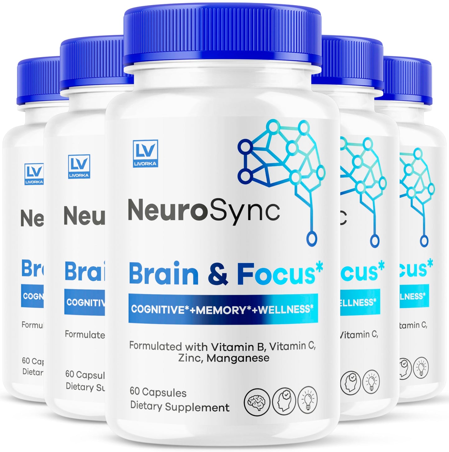 LIVORKA NeuroSync Brain 300 Capsules