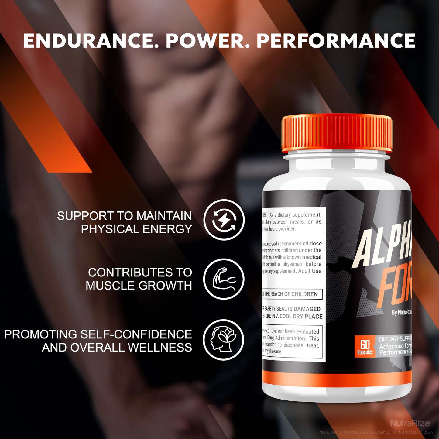 NutraRize Alpha Force Capsules 300 Capsules