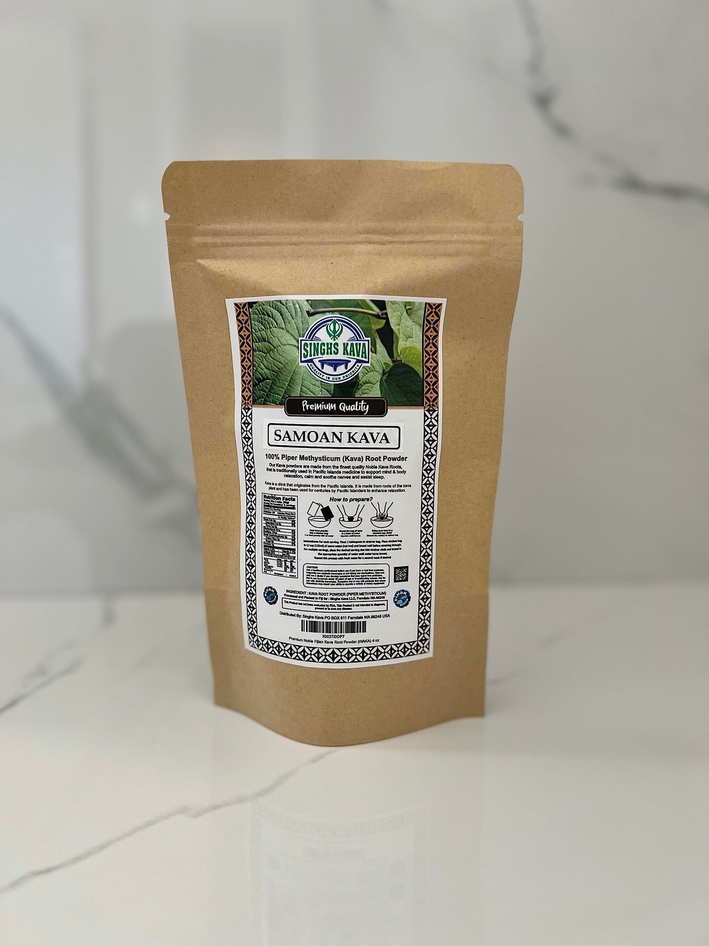 SINGHS Noble Kava Roots Powder 4 oz