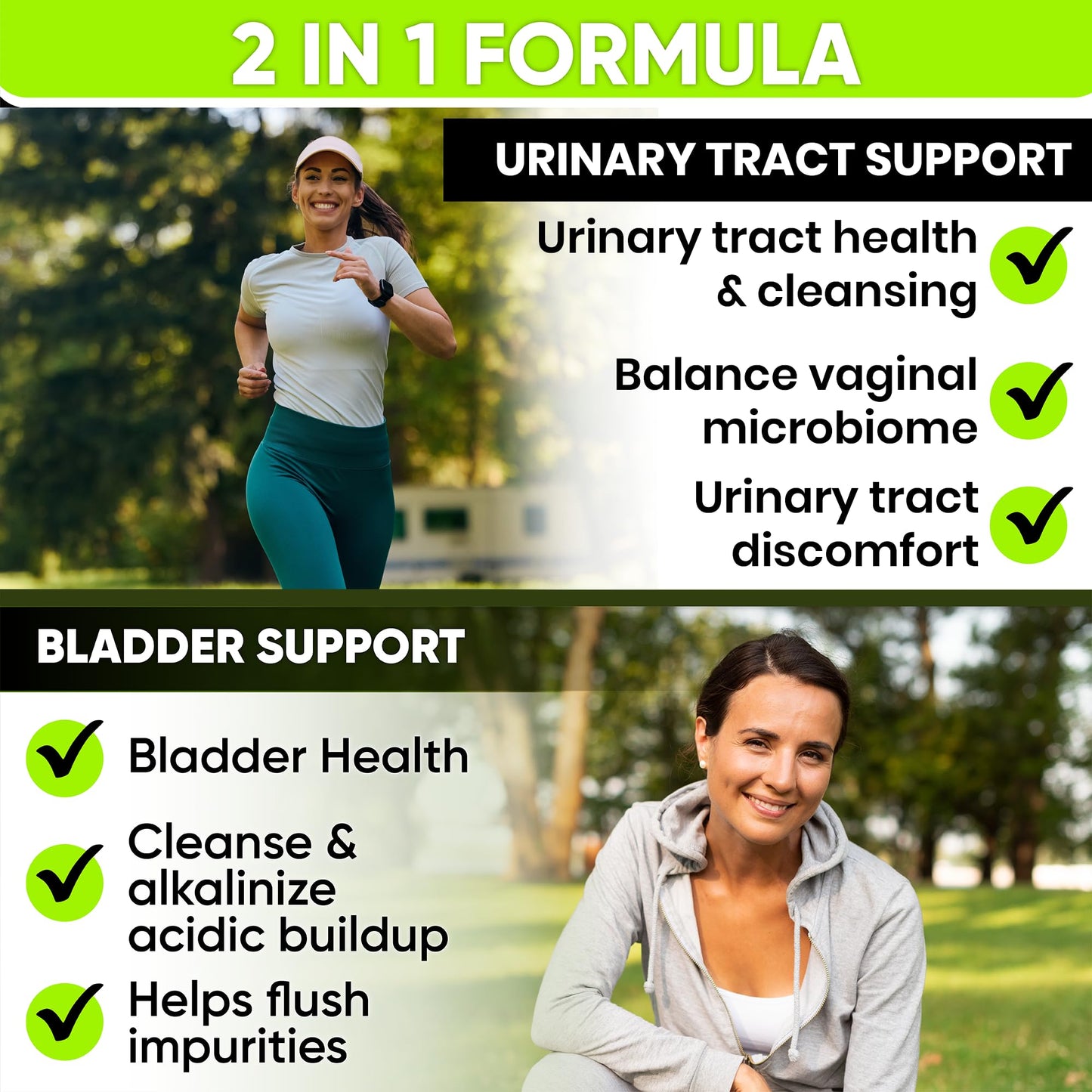 NutraPro Urinary Tract Health & Bladder Support for Women 60 Capsules