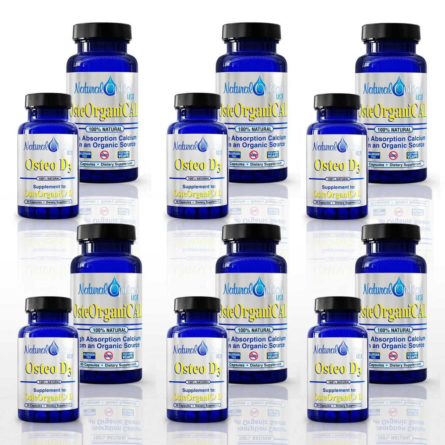 Osteorganical OsteOrganiCAL & Osteo D3 Capsules 360 Capsules