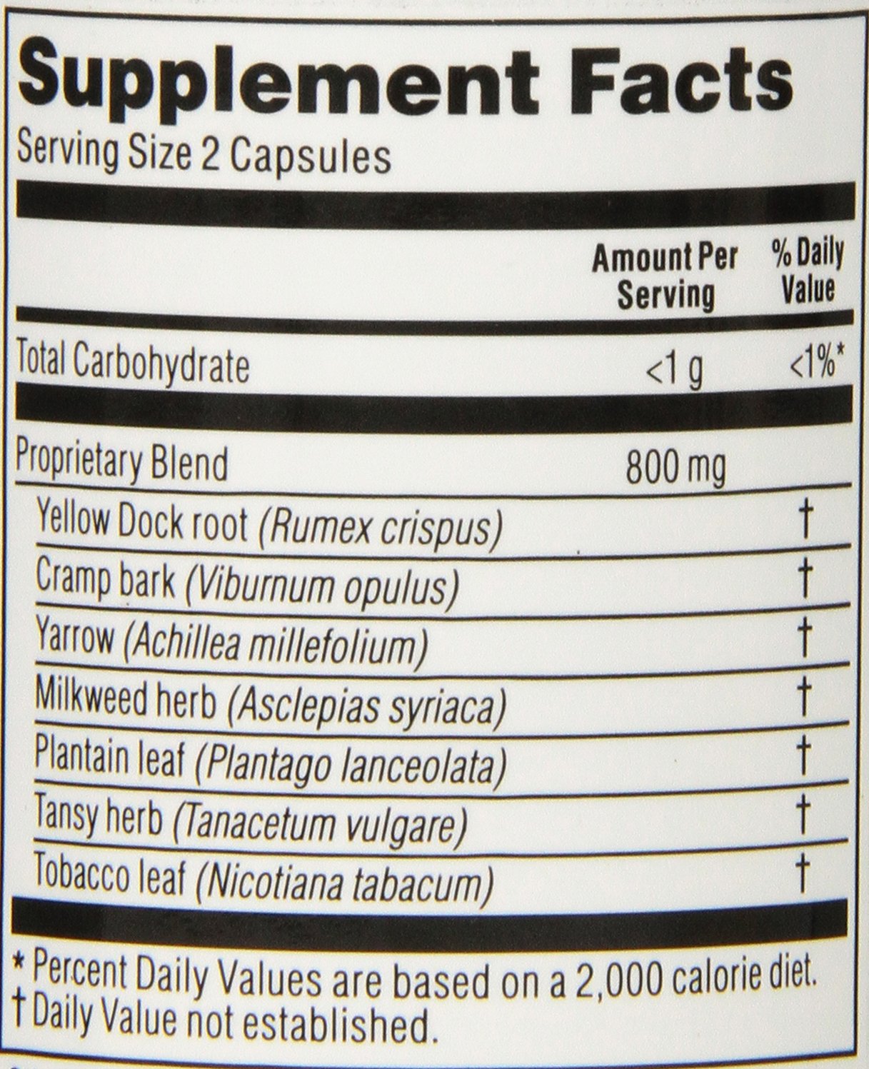 Kroeger Herb Products Blood Toner Vegetarian Capsules, 100 Count