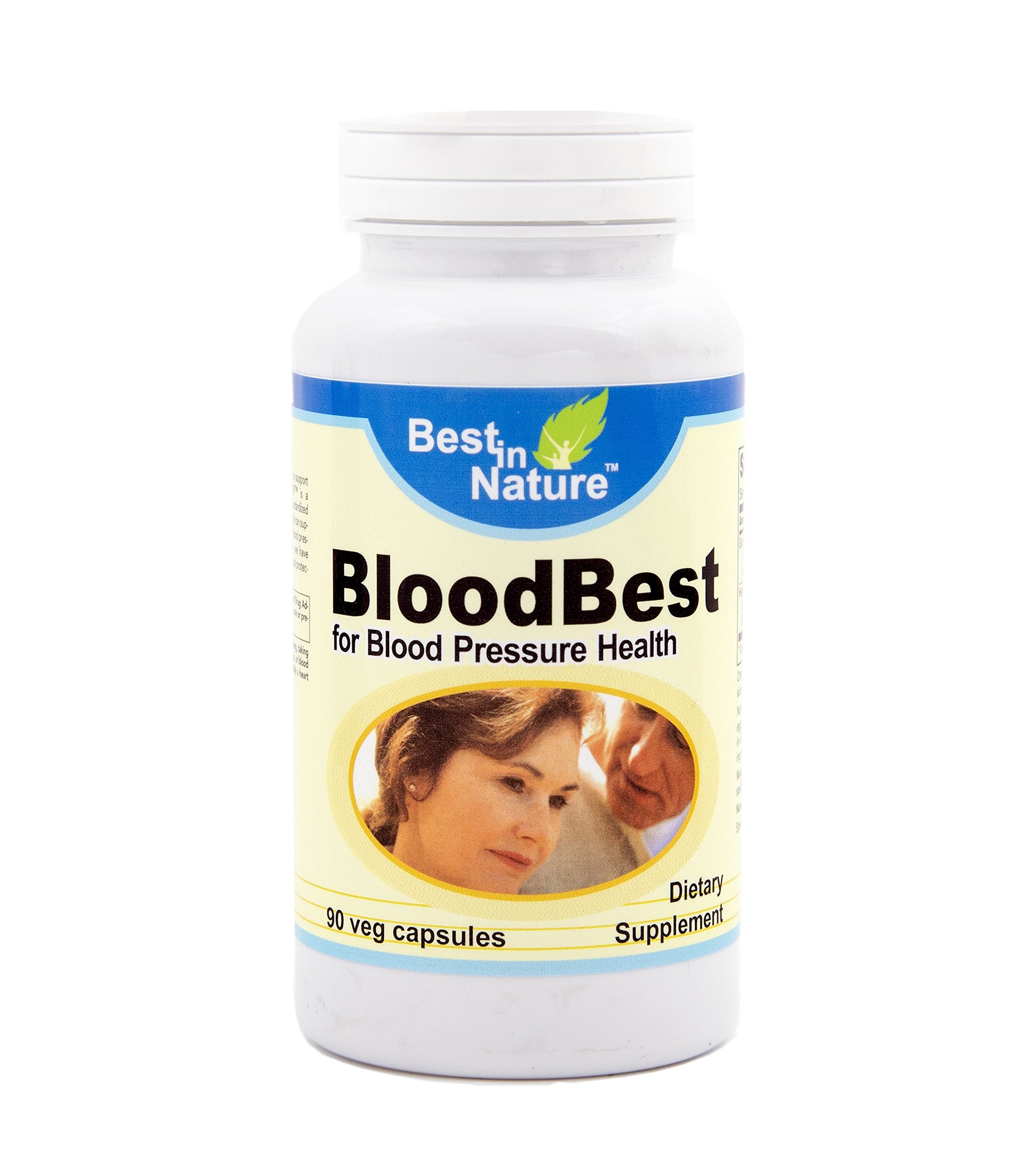 Best in Nature Bloodbest Blood Pressure Health with MegaNatural-BP Cardiovascular Support 90 Veg Capsules