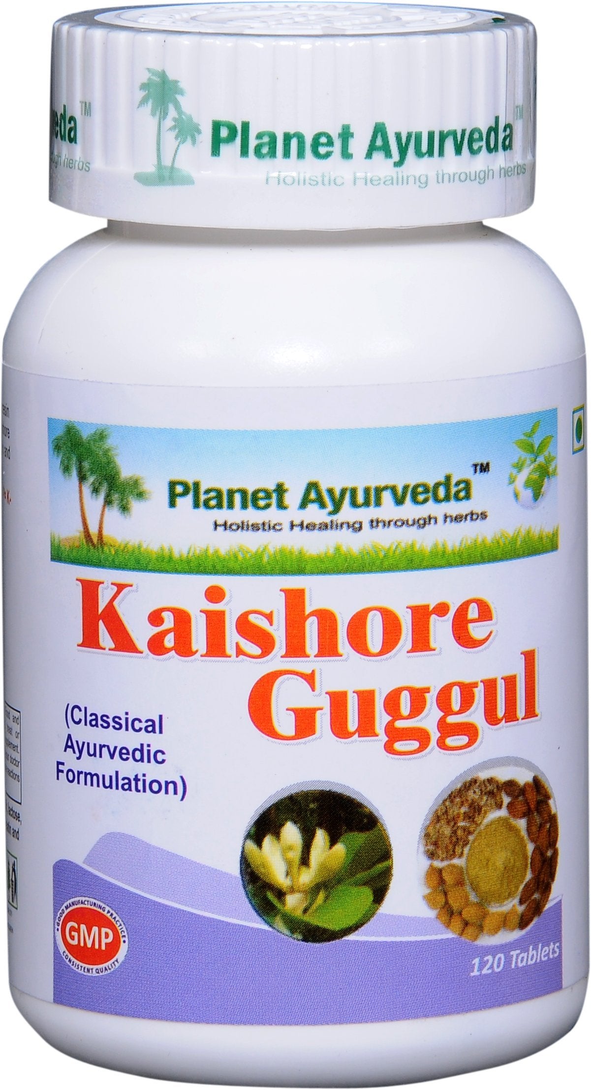 Planet Ayurveda Kaishore Guggul Tablets, 2 Bottles (120 Tablets Each)