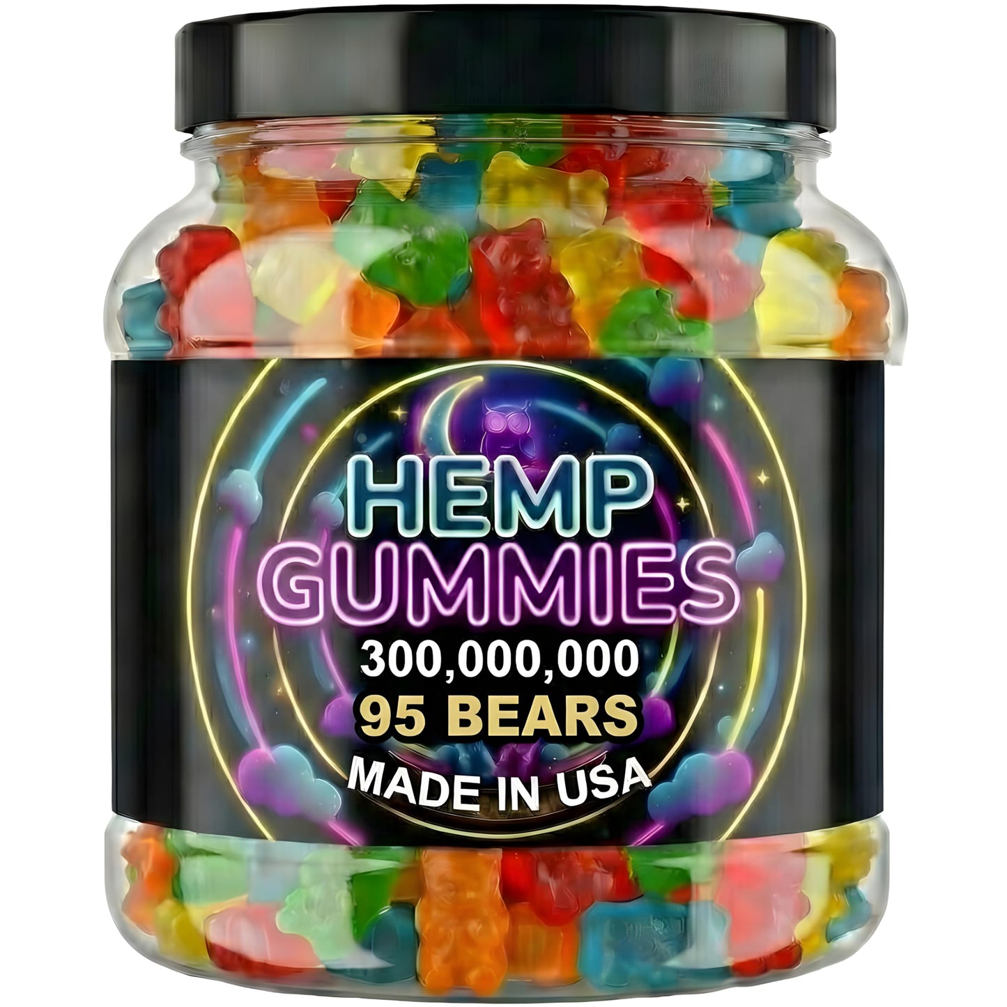 Healthergize Hemp Gummies For Deep Sleep Peace And Relaxation Chewable 12-Count
