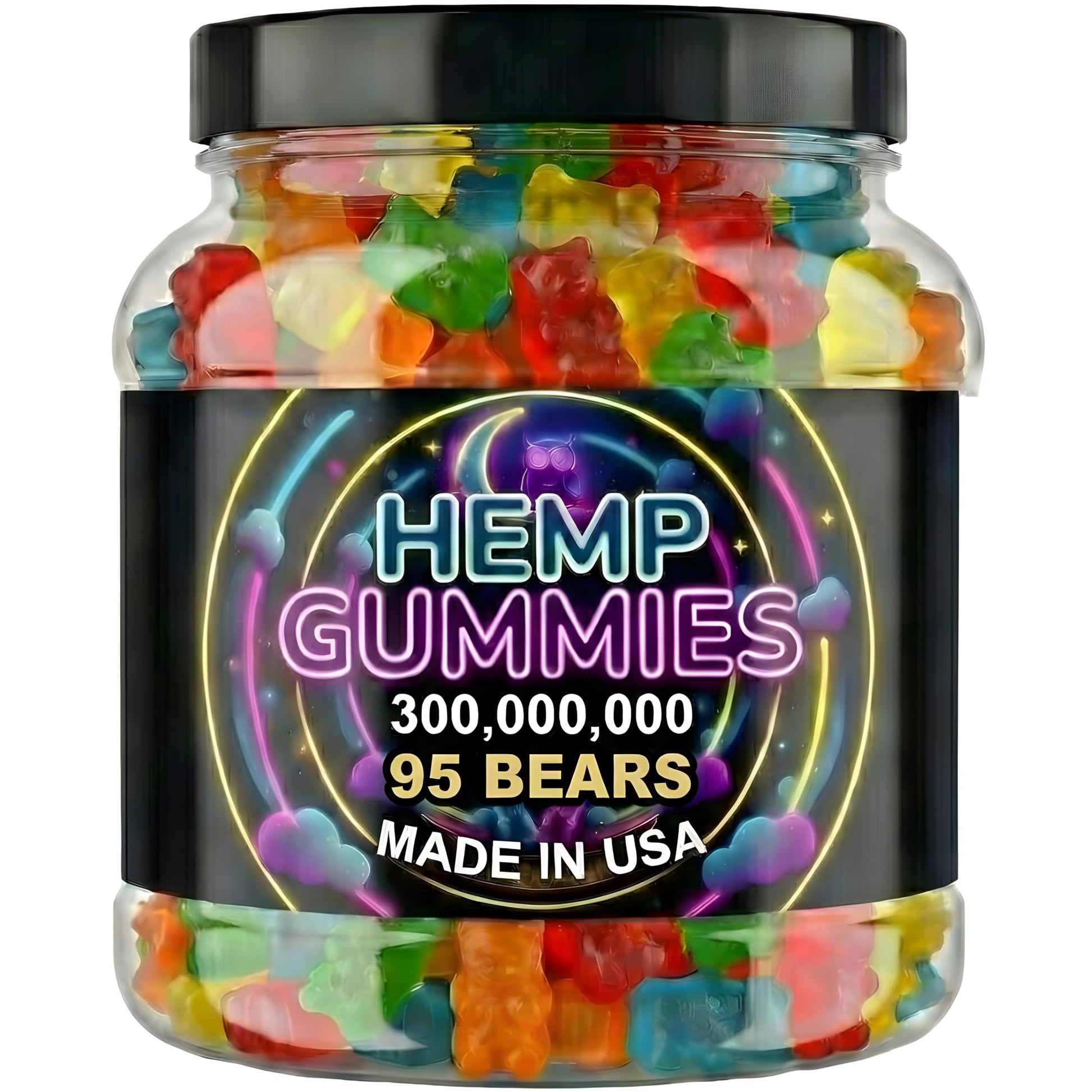 Healthergize Hemp Gummies For Deep Sleep Peace And Relaxation Chewable 12-Count