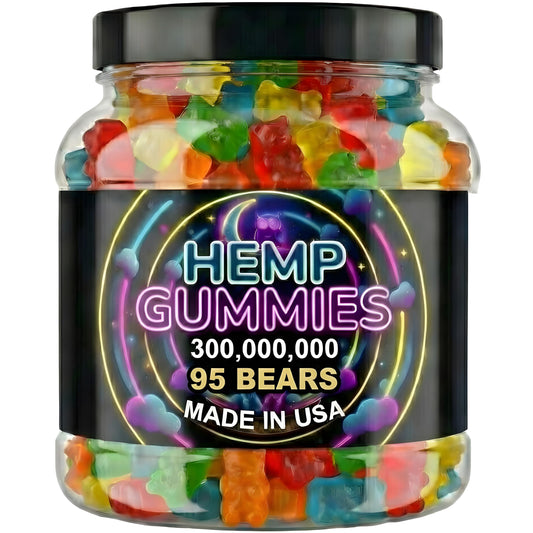 Healthergize Hemp Gummies For Deep Sleep Peace And Relaxation Chewable 12-Count