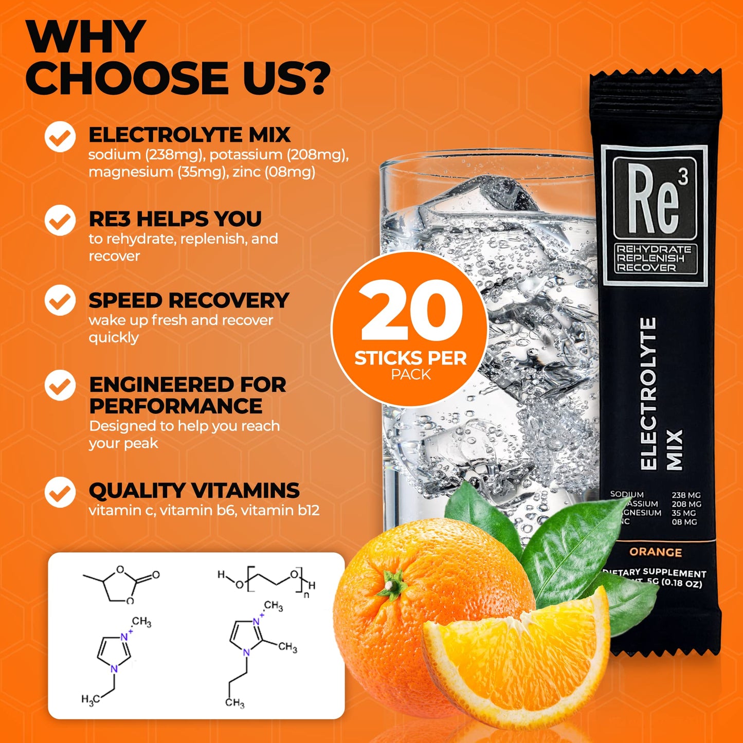 Re3 Electrolyte Powder 3.53 oz