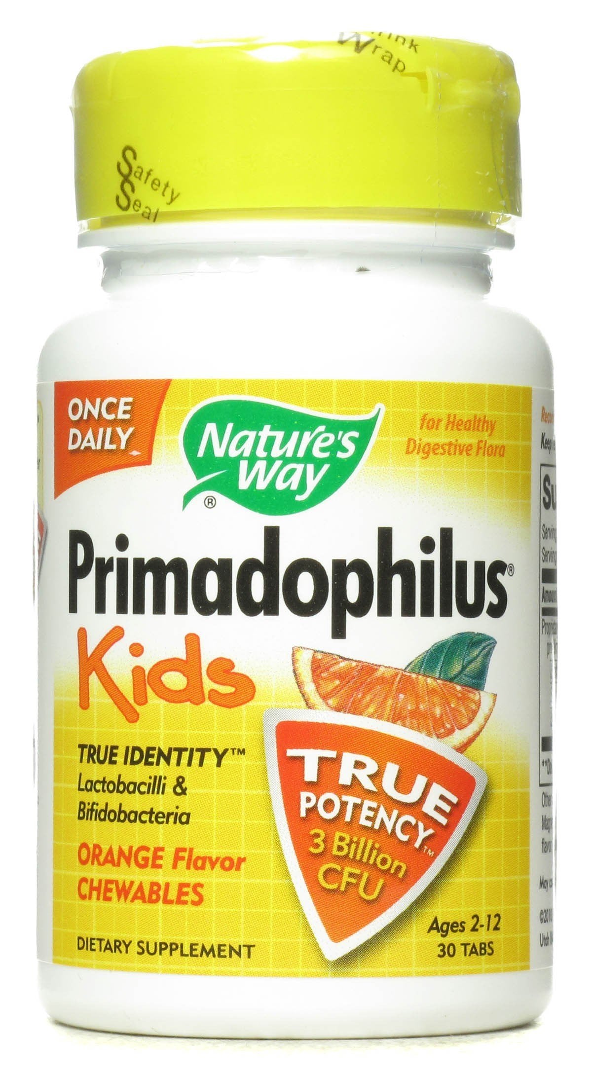 Nature's Way Primadophilus Kids Orange Chewables 30