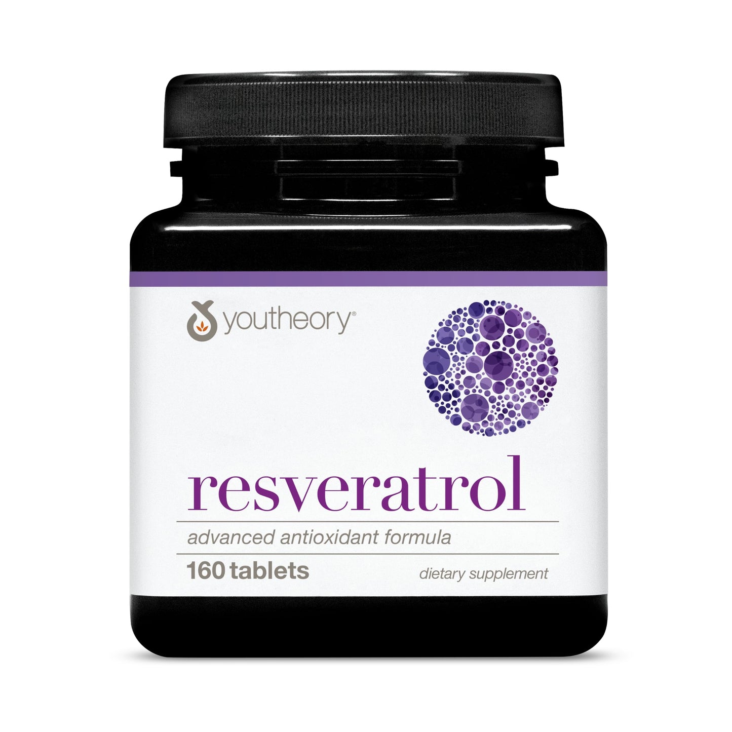 Youtheory Resveratrol Advanced Antioxidant Formula Tablets, 160 Tablets