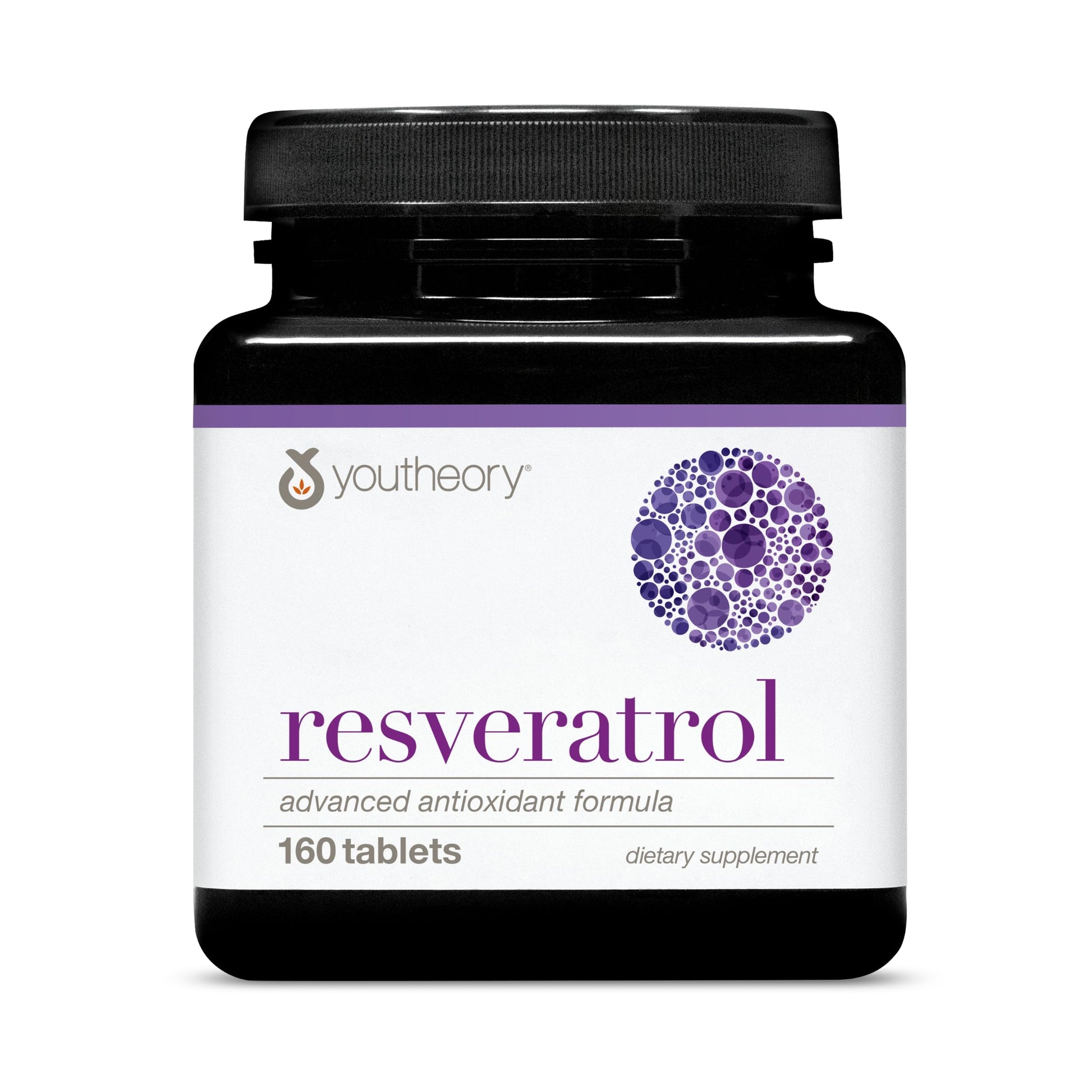Youtheory Resveratrol Advanced Antioxidant Formula Tablets, 160 Tablets