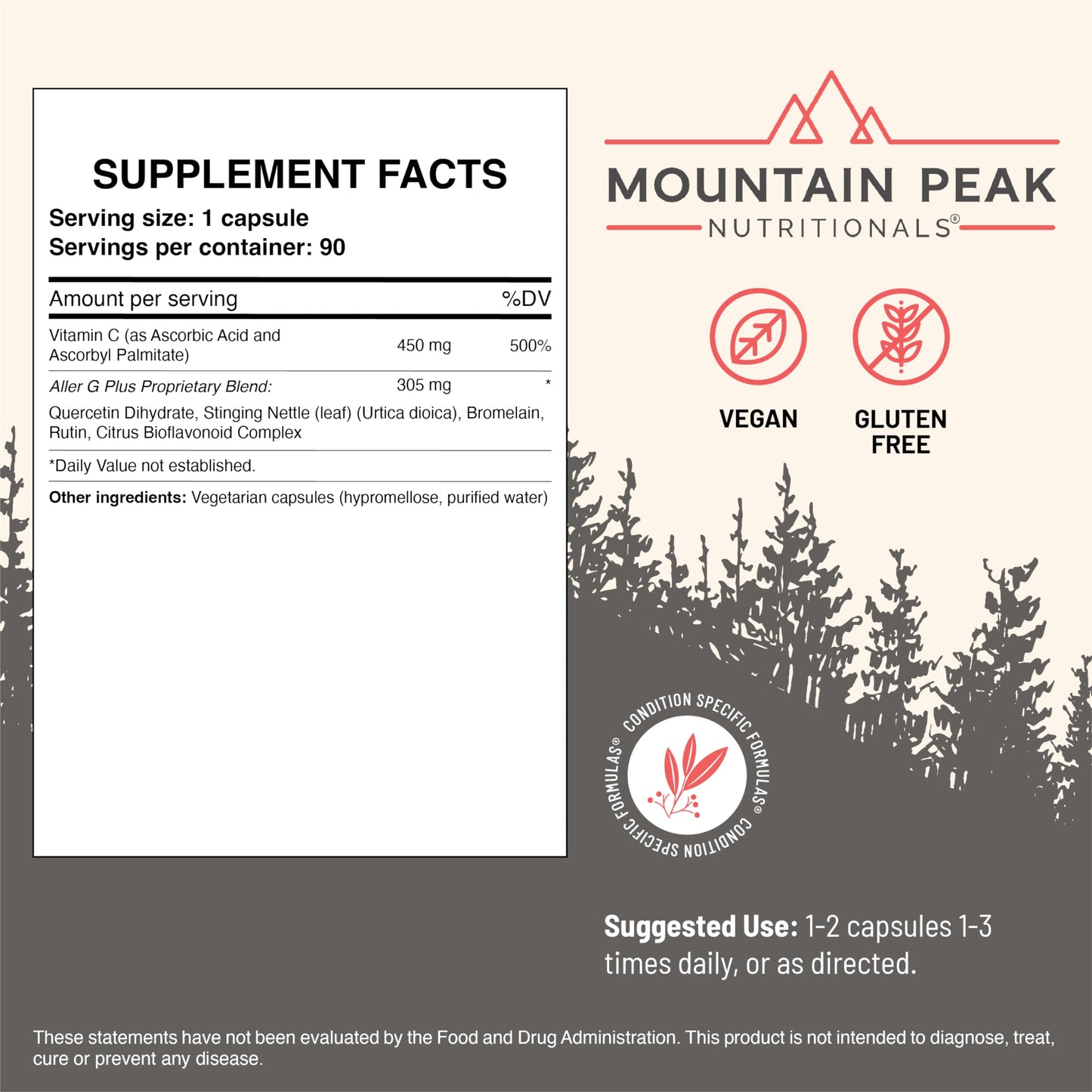 Mountain Peak Nutritionals Aller G Plus Capsule 90 Count