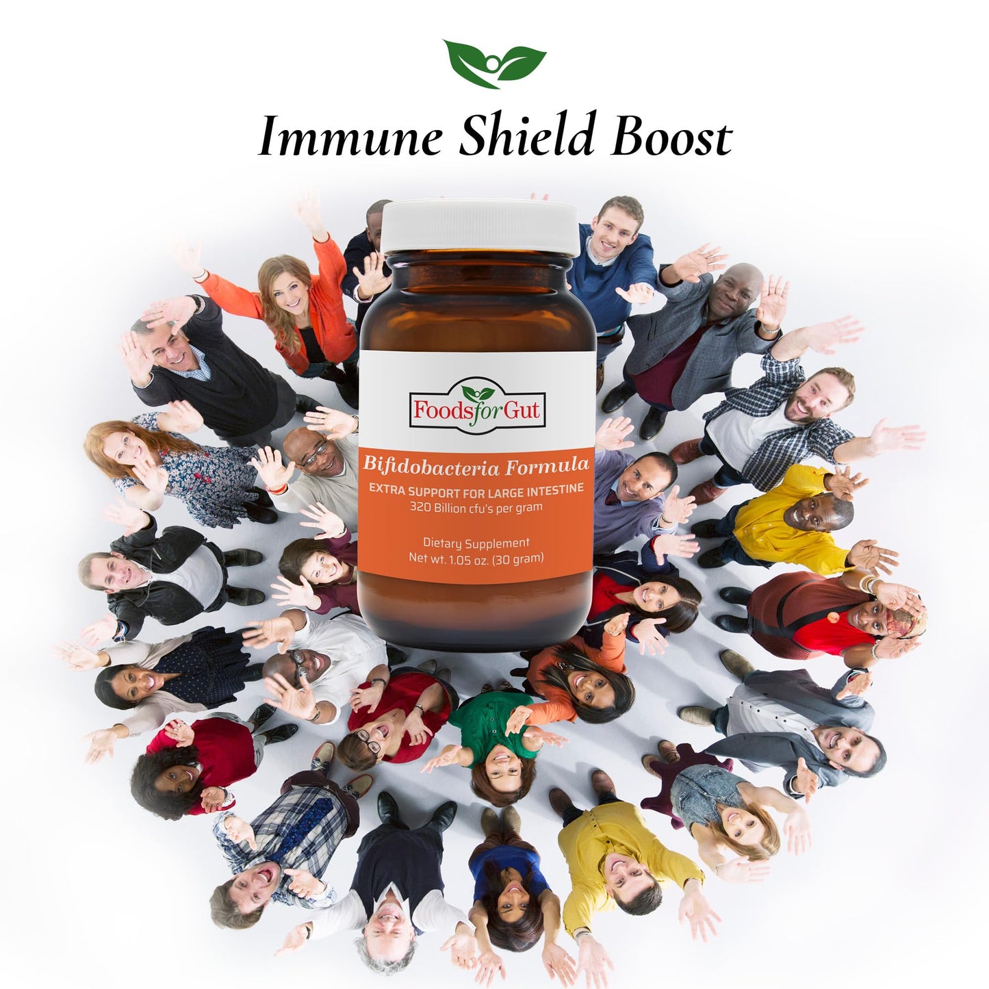 Foods For Gut Bifido Formula 320 Billion CFUs Powder 1.05 oz