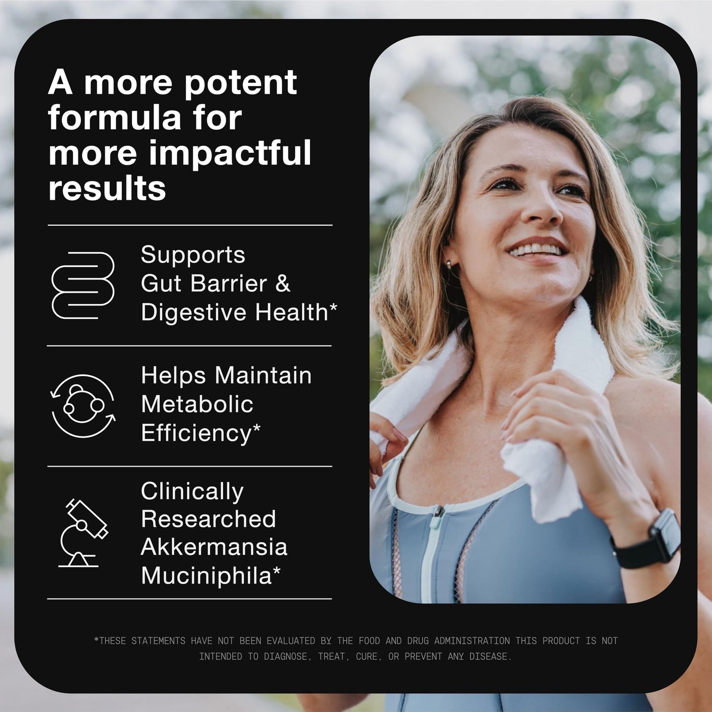 Toniiq Akkermansia Probiotic Capsule 60 Count