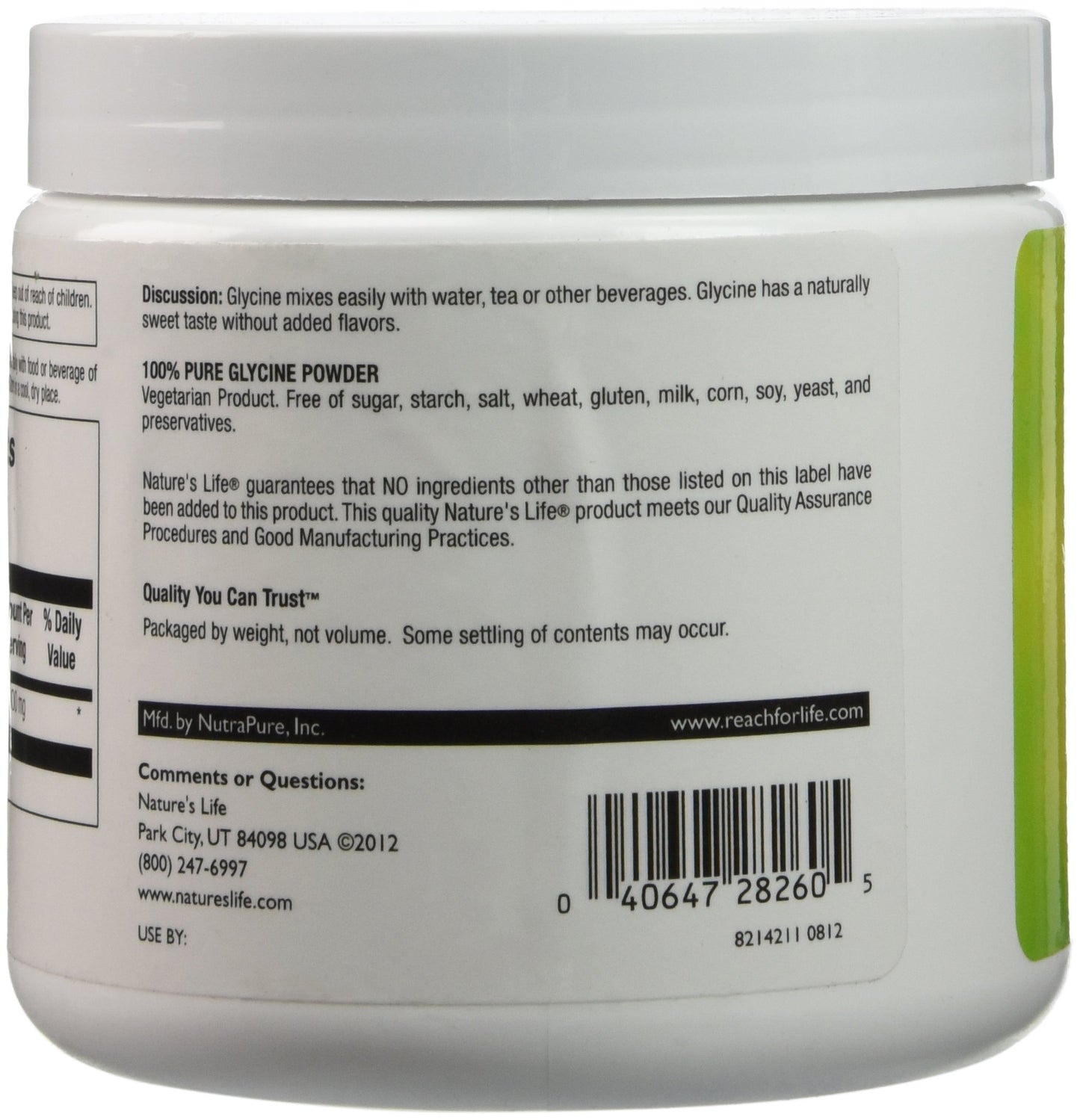 Nature's Life Glycine Powder 400 g