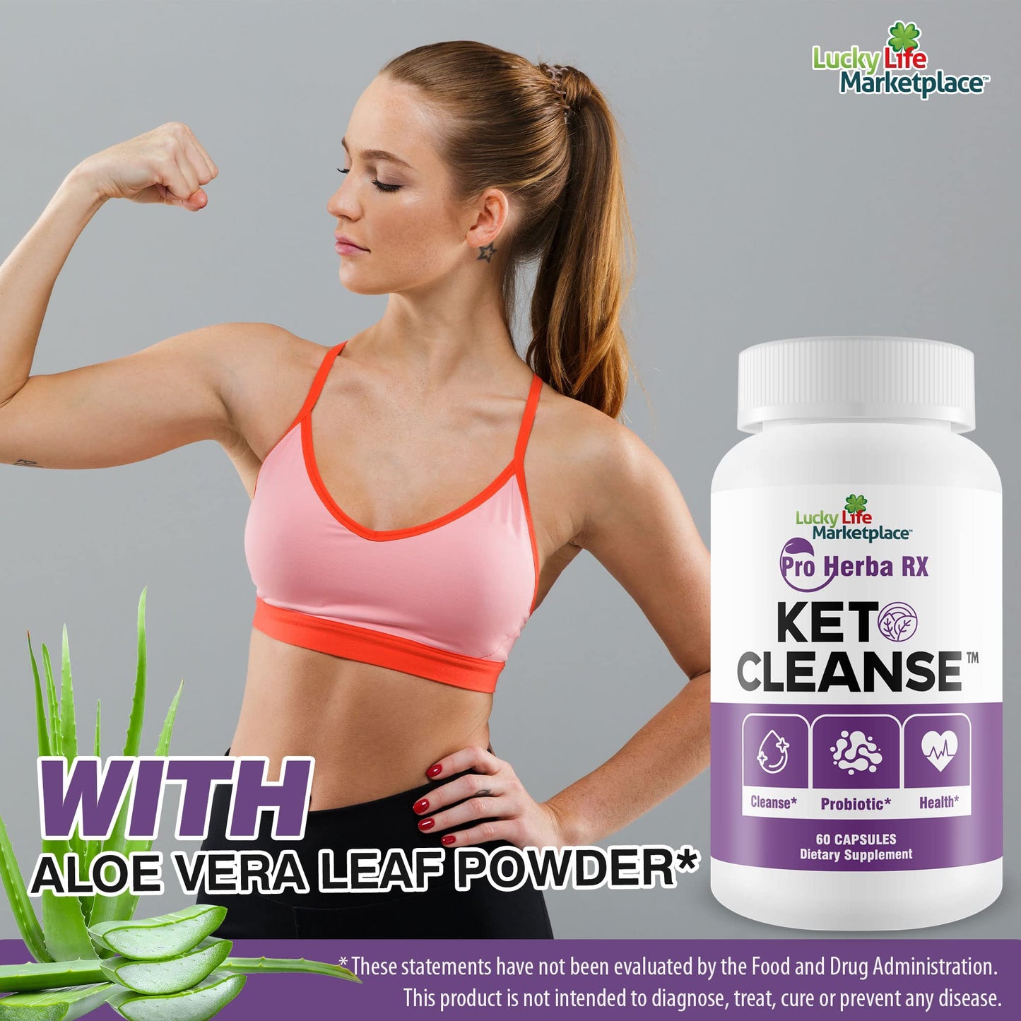 Generic Pro Herba RX Keto Cleanse Capsule, 1 Count
