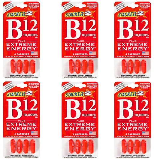 Generic Stacker B12 Extreme Energy, 24 Capsules