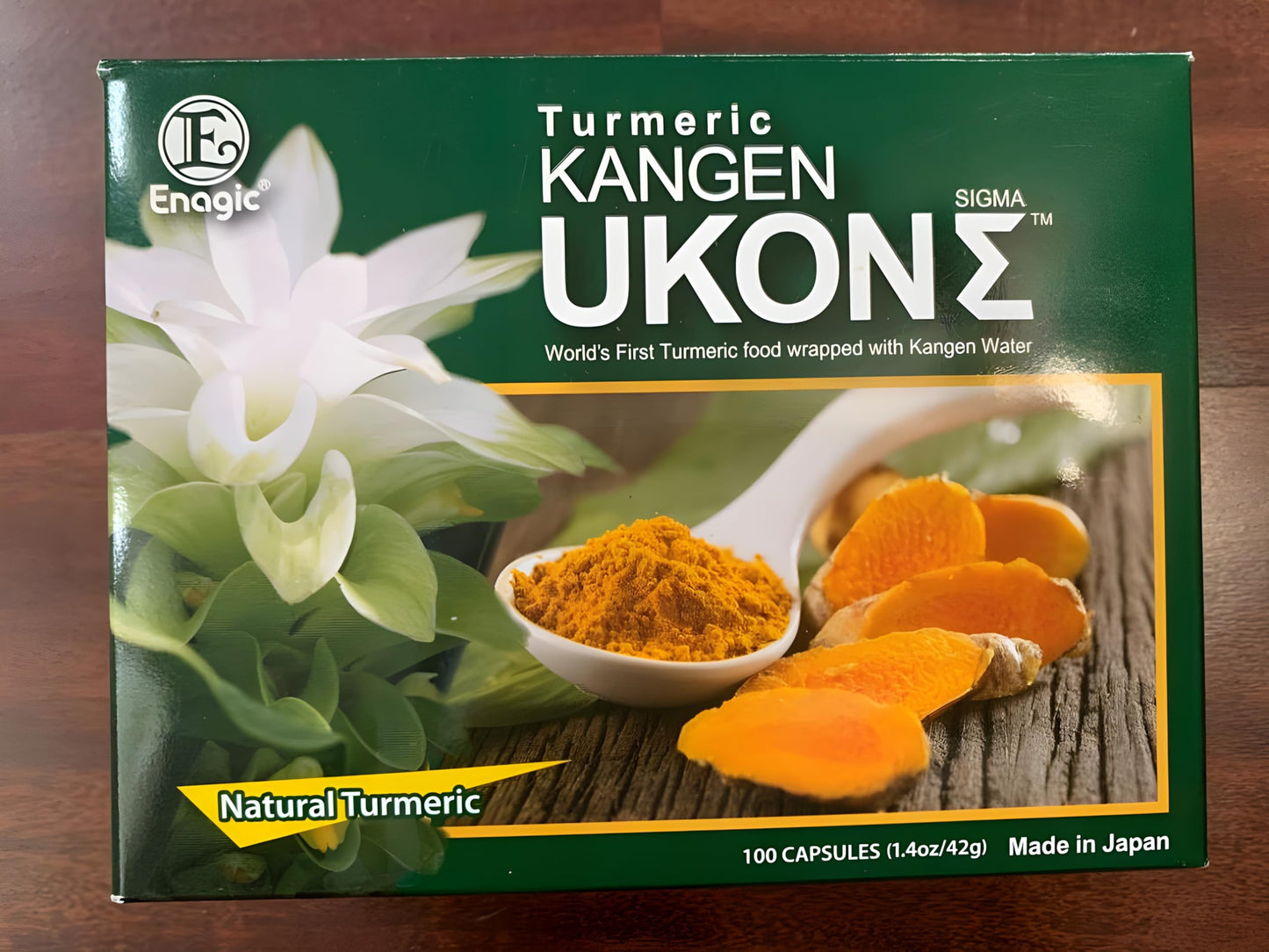 Kangen Ukon DD Turmeric Sigma Capsules 100 Count