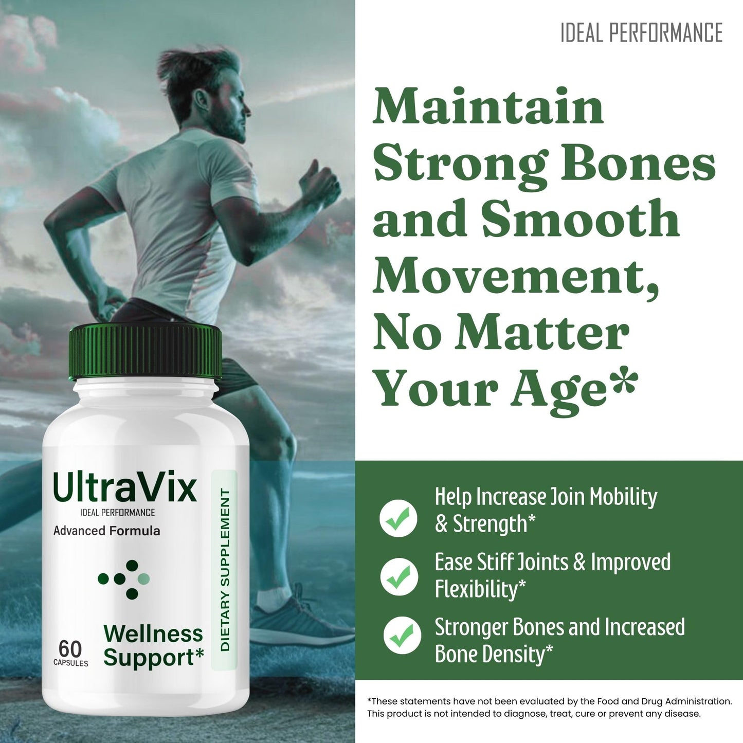 IDEAL PERFORMANCE UltraVix Joint Support Capsules, 60 Count