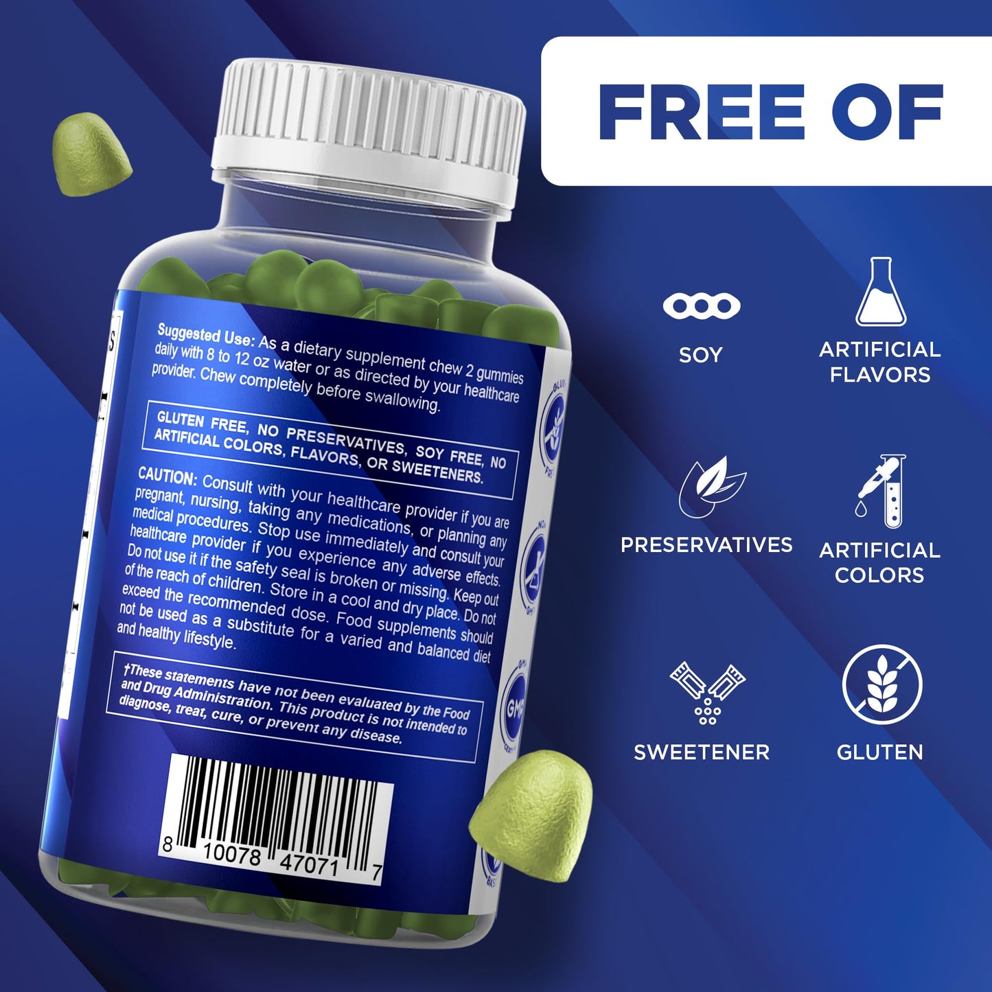 Vitamatic Ashwagandha Gummies 30:1 Extract, 60 Vegan Gummies