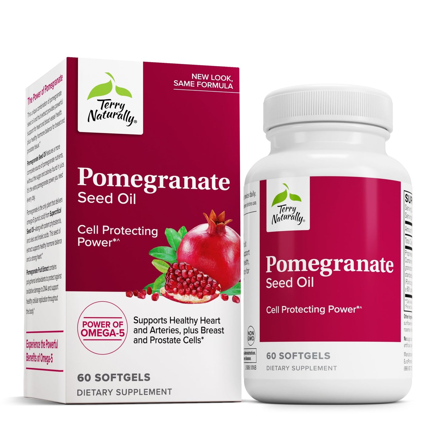Terry Naturally Pomegranate Seed Oil Softgels 60 Count
